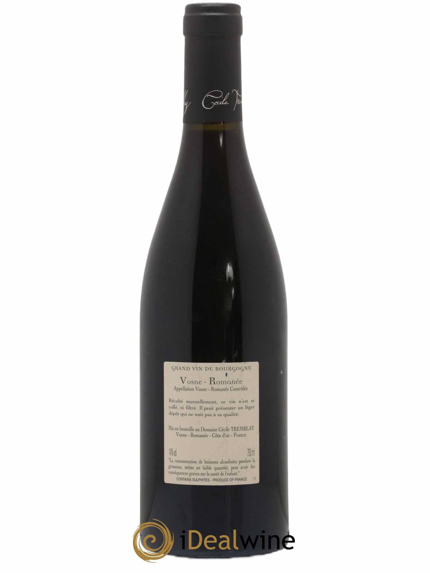 Vosne-Romanée Vieilles Vignes Cécile Tremblay 2015 - Lot de 1 bouteille - 1