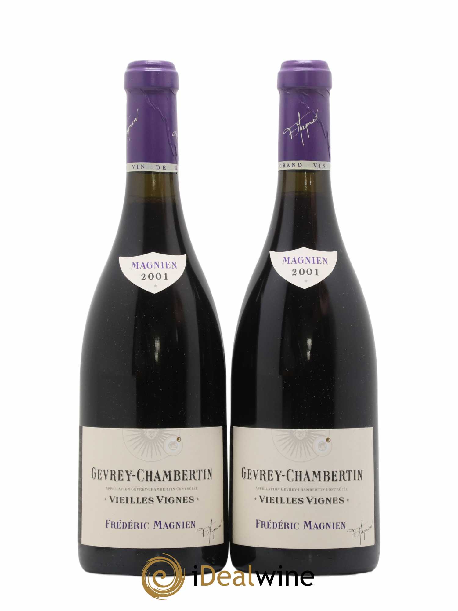 Gevrey-Chambertin Vielles Vignes Frédéric Magnien 2001 - Posten von 2 Flaschen - 0