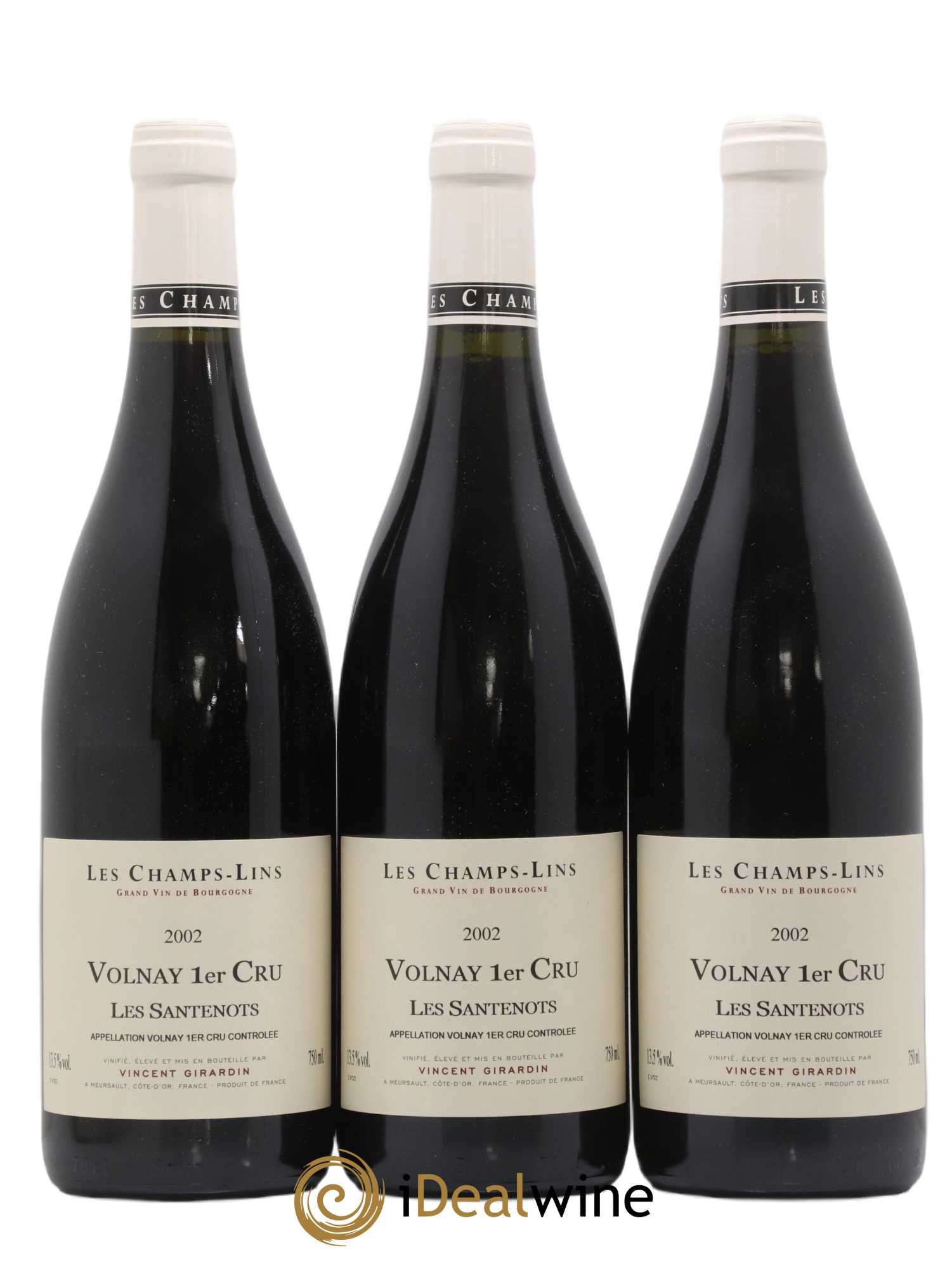 Volnay 1er Cru Santenots Girardin 2002 - Posten von 3 Flaschen - 0