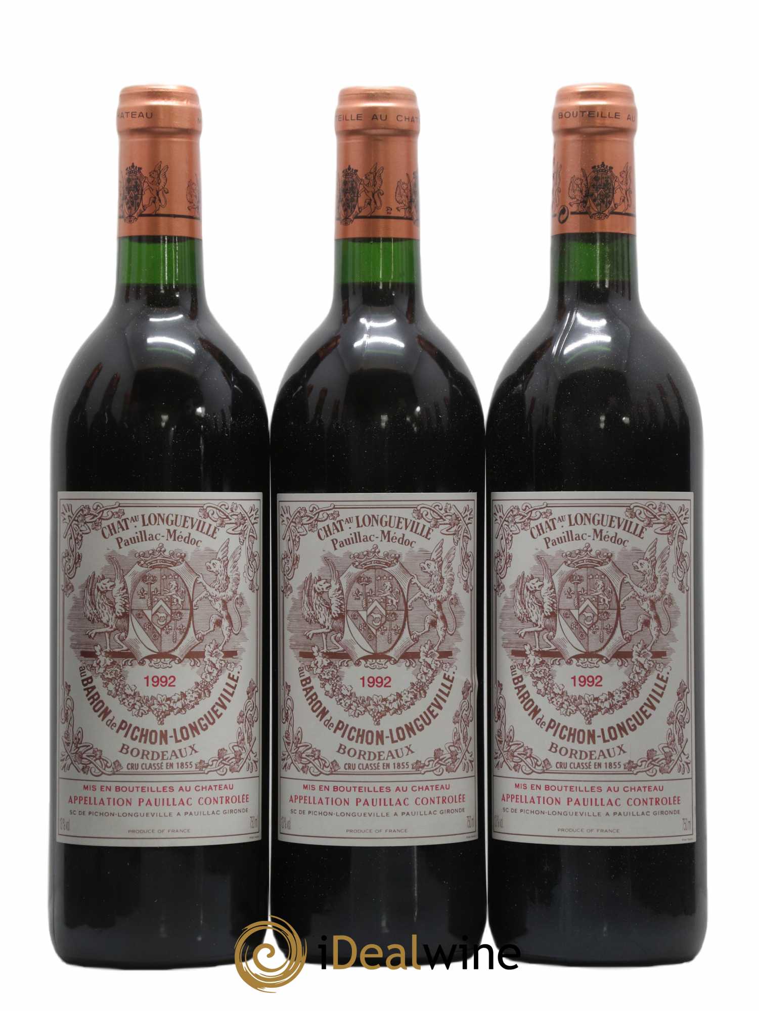 Pichon Longueville Baron 2ème Grand Cru Classé 1992 - Lot of 12 bottles - 1