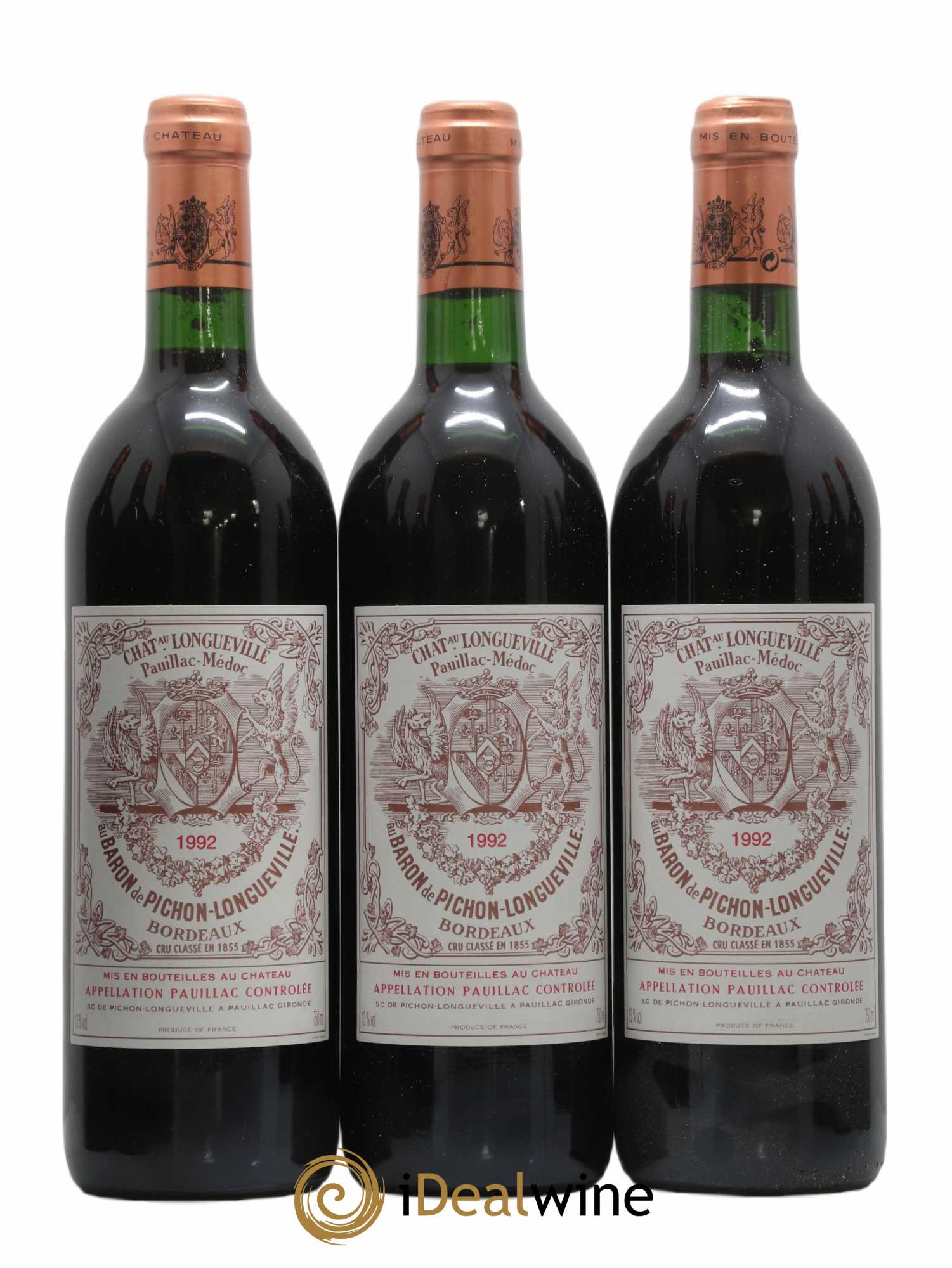 Pichon Longueville Baron 2ème Grand Cru Classé 1992 - Lot of 12 bottles - 2