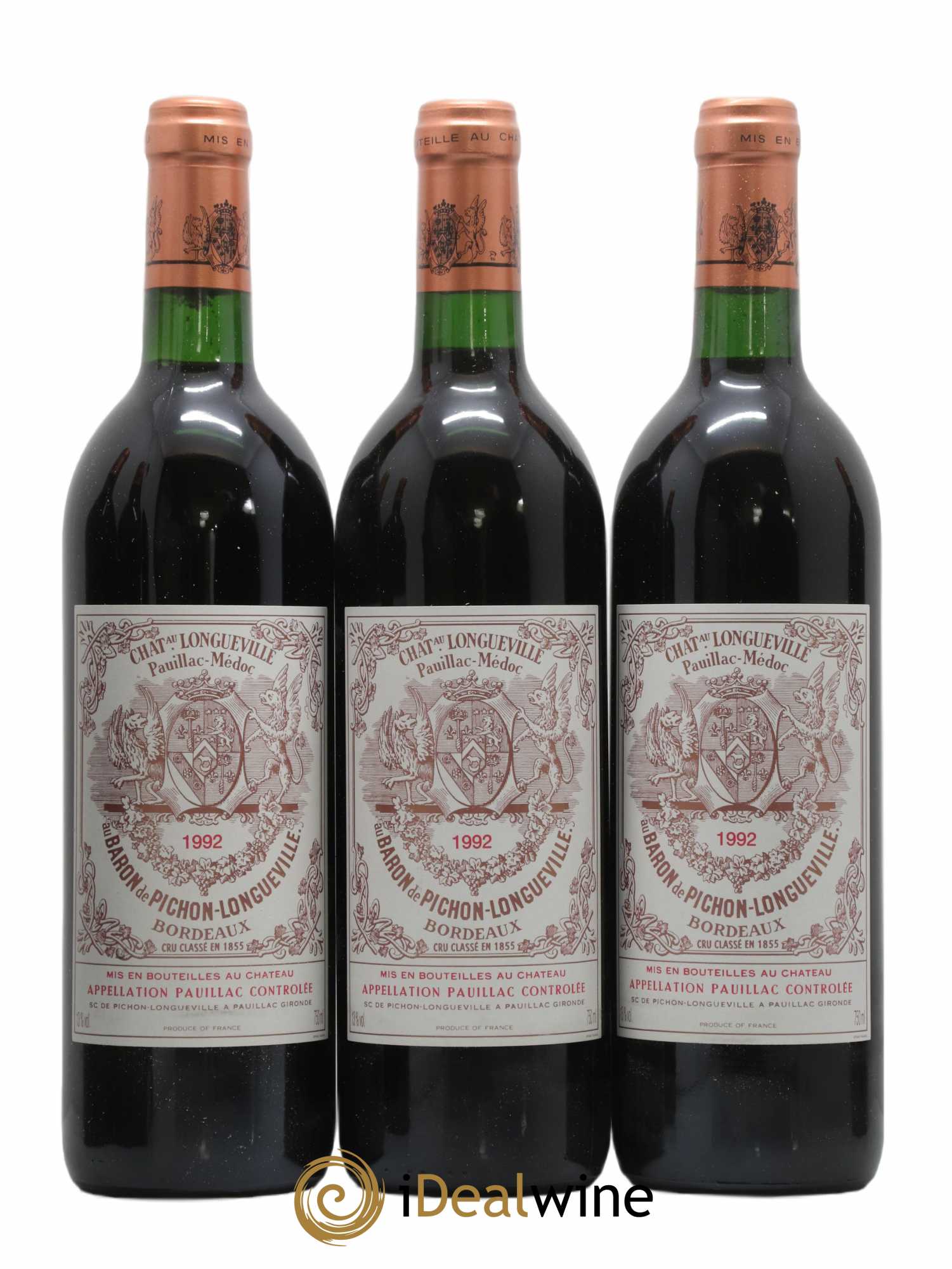 Pichon Longueville Baron 2ème Grand Cru Classé 1992 - Lot of 12 bottles - 3