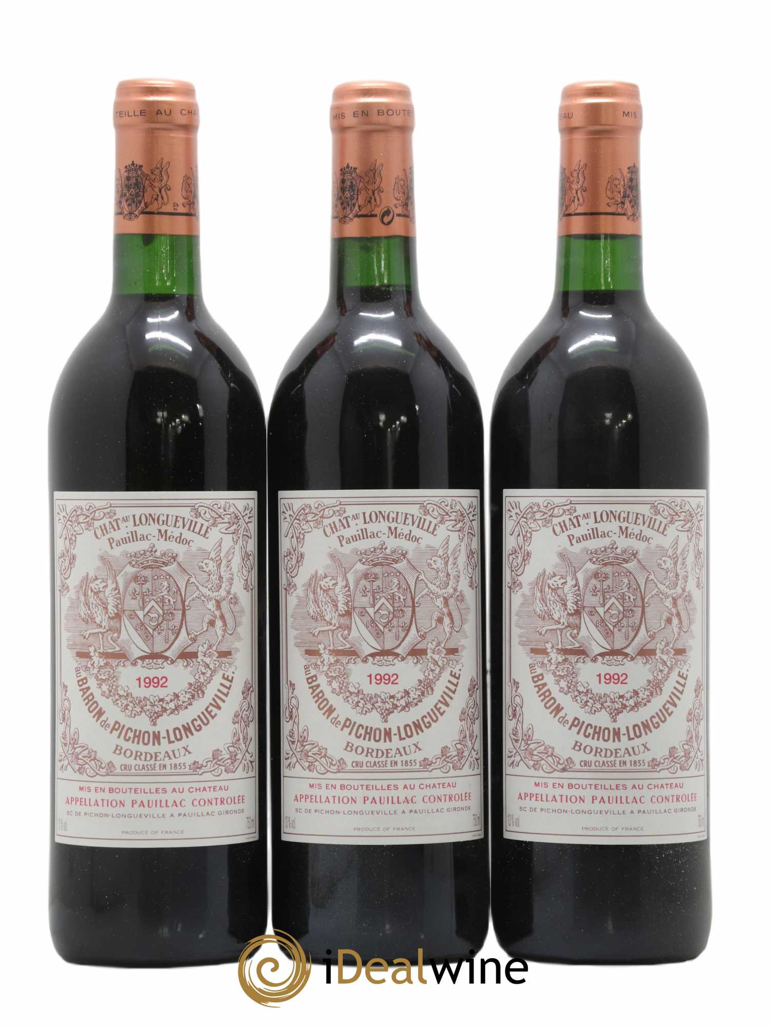 Pichon Longueville Baron 2ème Grand Cru Classé 1992 - Lot of 12 bottles - 4