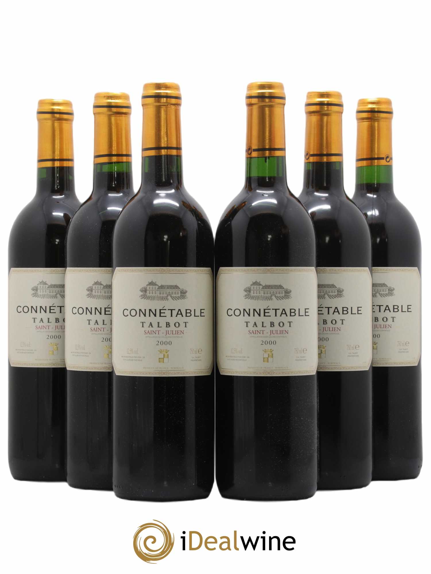 Connétable de Talbot Second Vin 2000 - Lot of 6 bottles - 0