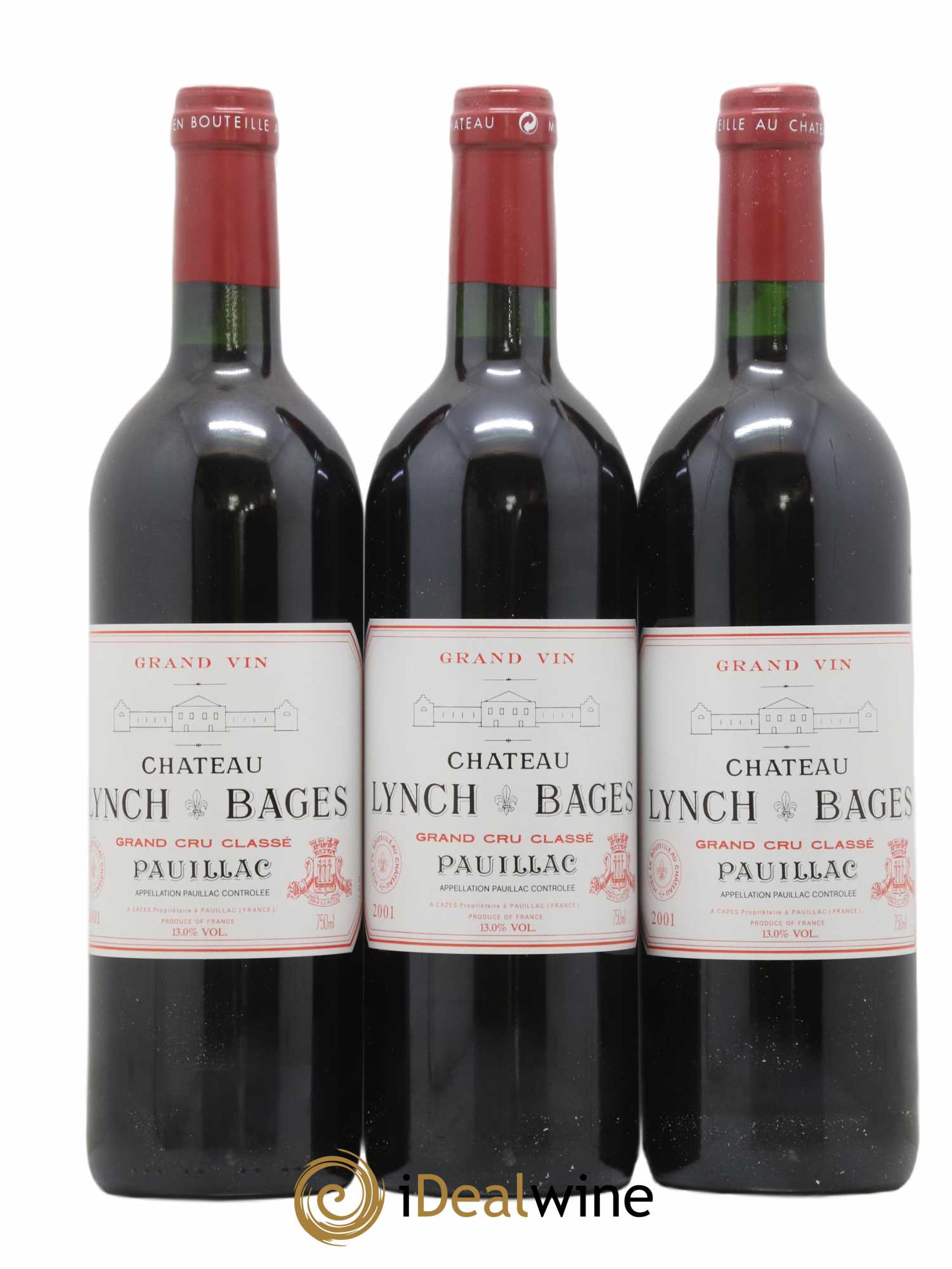 Château Lynch Bages 5ème Grand Cru Classé 2001 - Lot of 6 bottles - 2