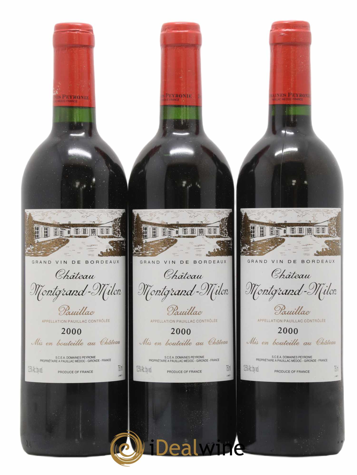 Pauillac Chateau Montgrand Milon 2000 - Lot de 6 bouteilles - 2