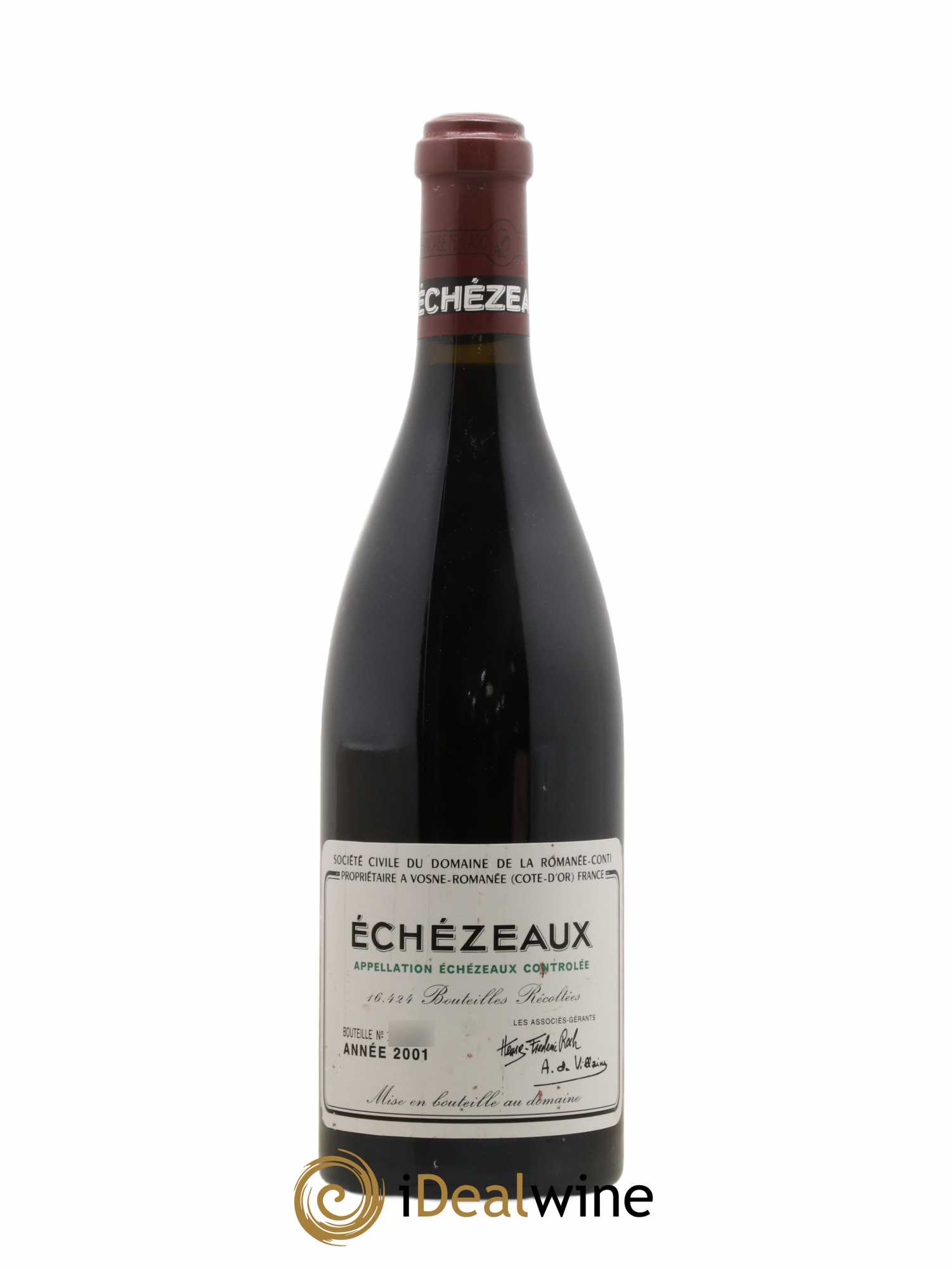 Echezeaux Grand Cru Domaine de la Romanée-Conti 2001 - Lot de 1 bouteille - 0