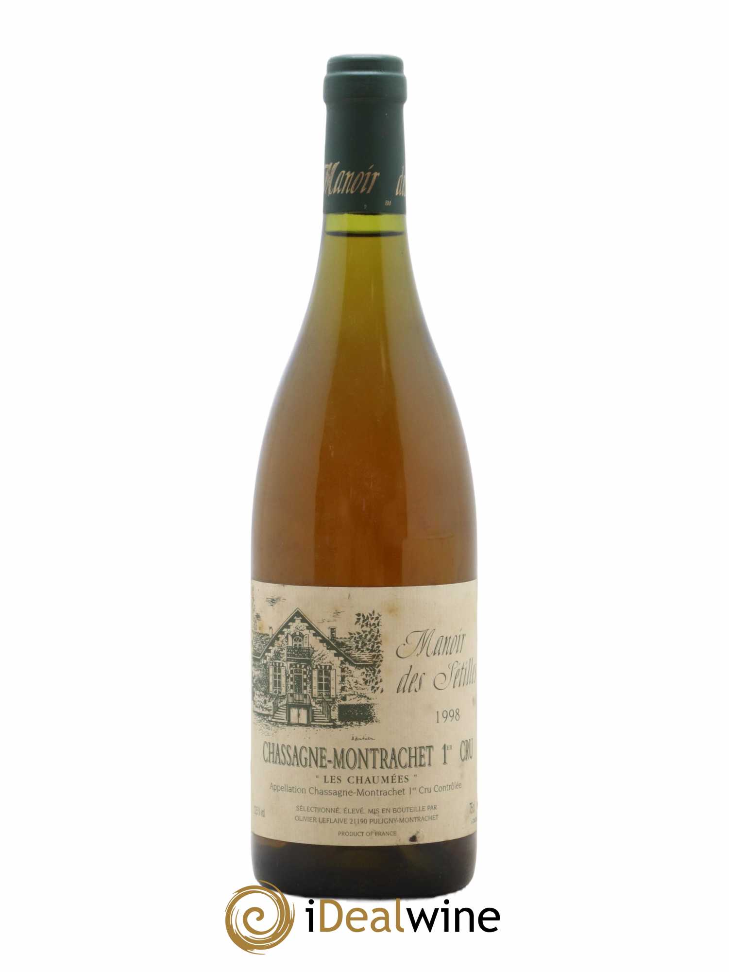 Chassagne-Montrachet 1er Cru Les Chaumées Manoir des Setilles 1998 - Posten von 1 Flasche - 0