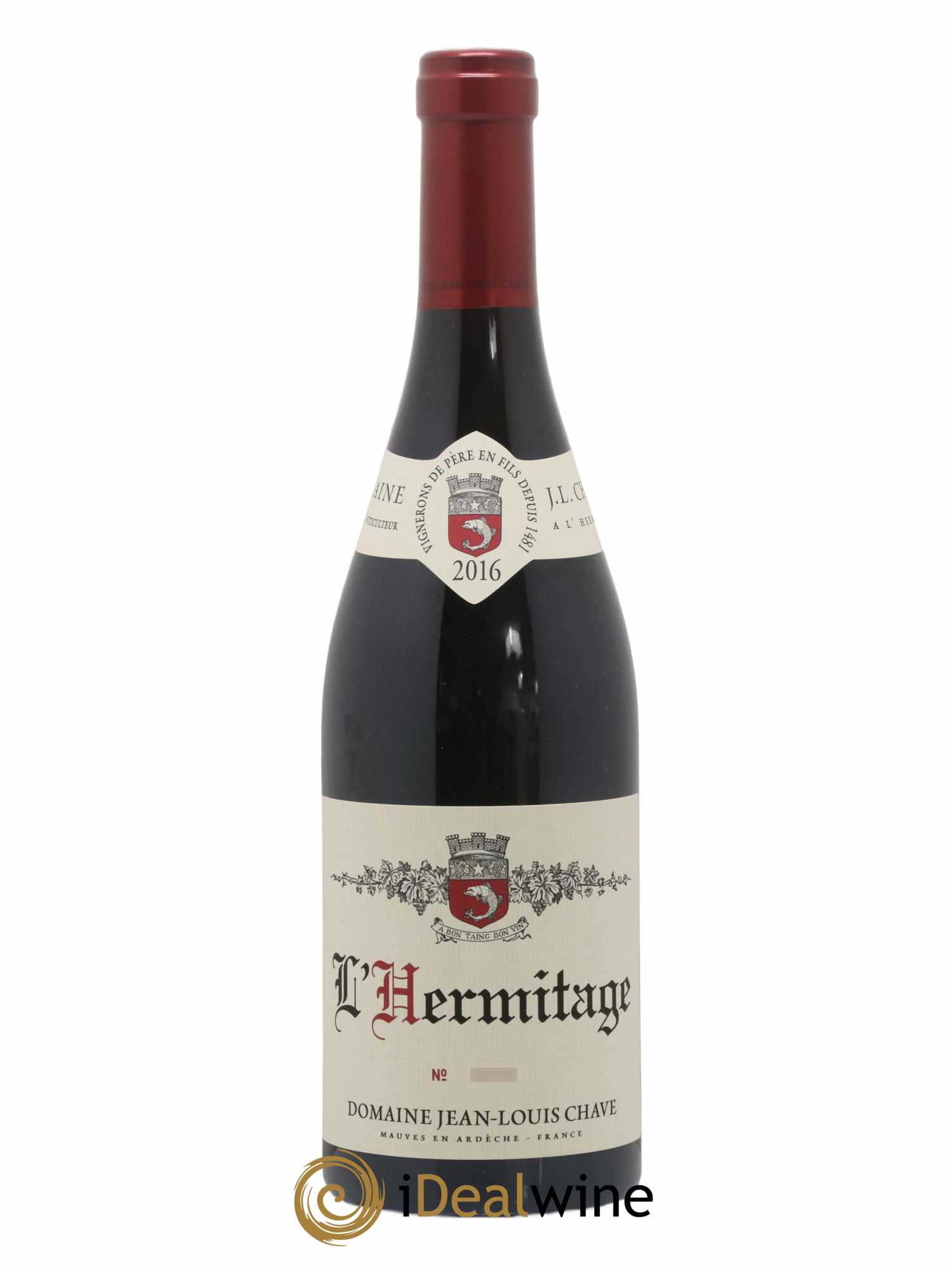 Hermitage Jean-Louis Chave 2016 - Lot of 1 bottle - 0