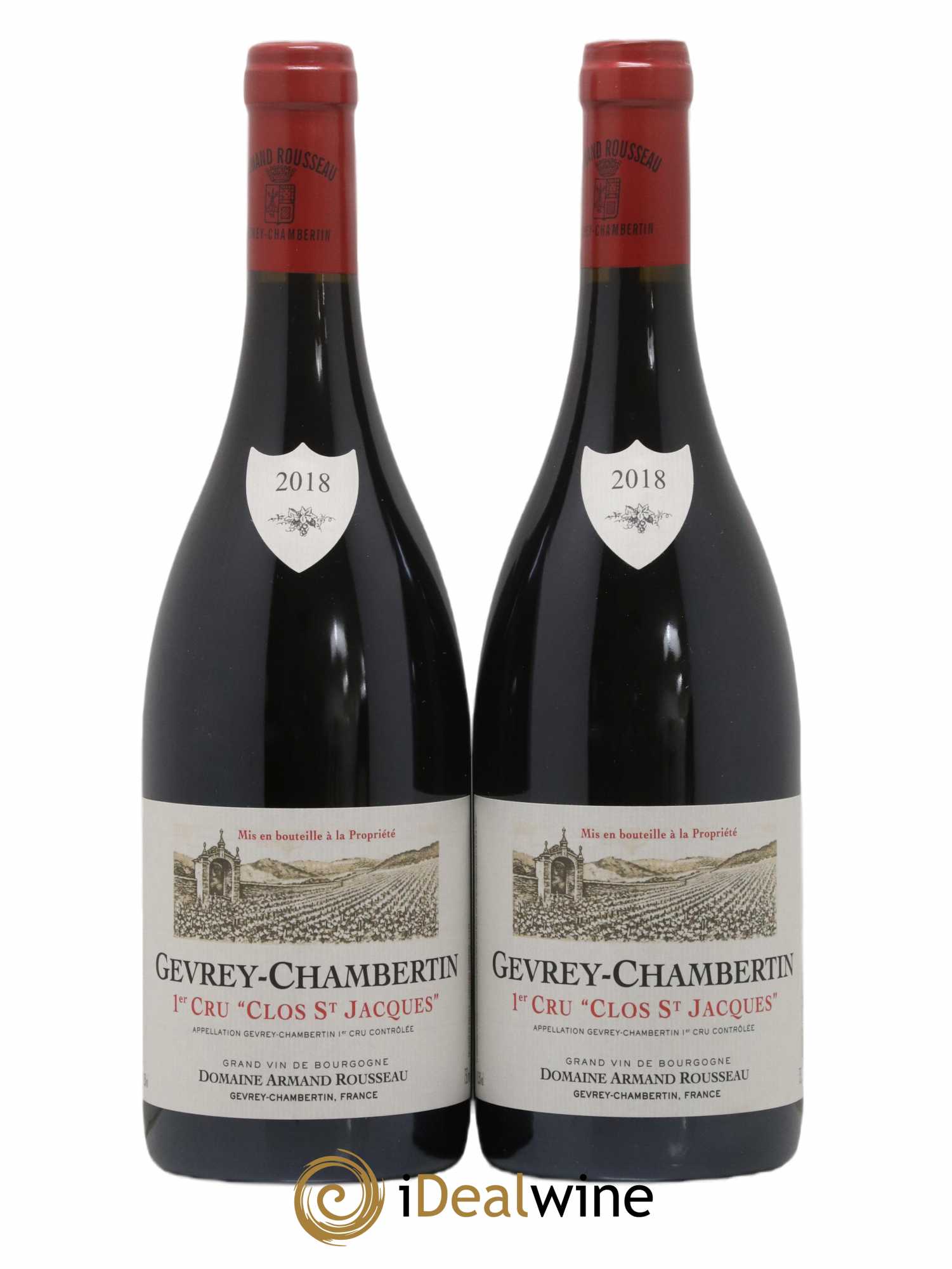 Gevrey-Chambertin 1er Cru Clos Saint-Jacques Armand Rousseau (Domaine) 2018 - Lot of 2 bottles - 0