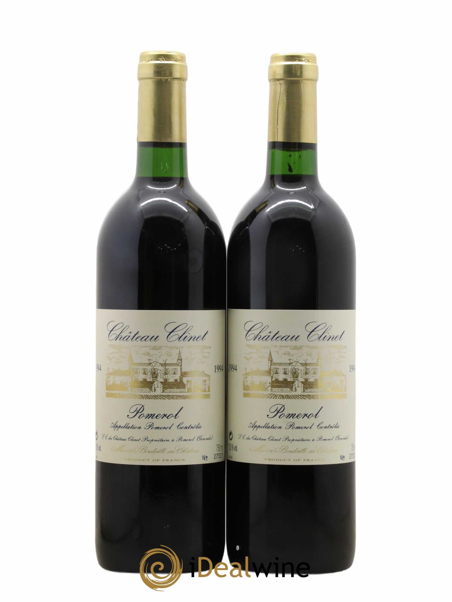 Château Clinet 1994 - Lot de 2 bouteilles - 0
