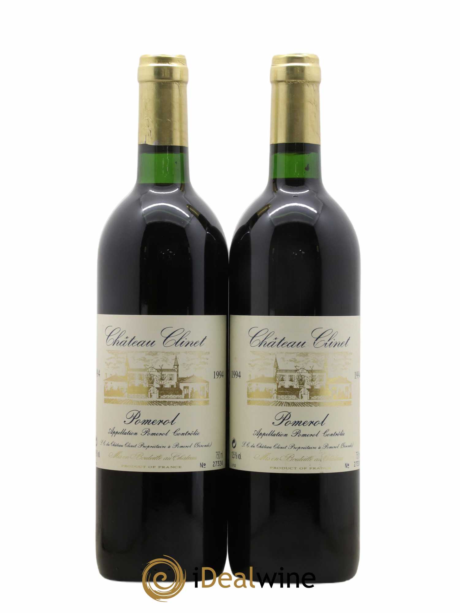 Château Clinet 1994 - Lot of 2 bottles - 0