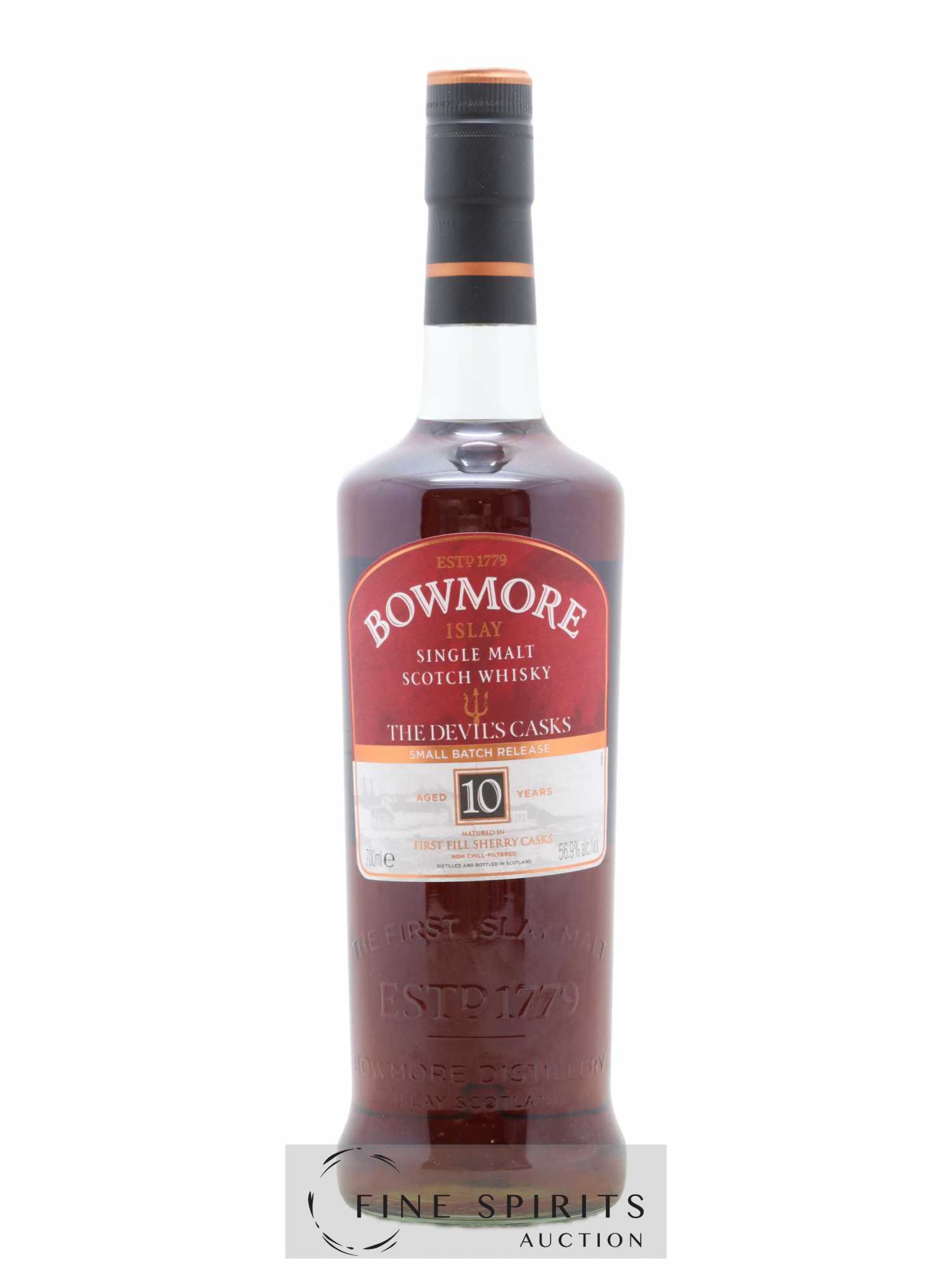 Bowmore 10 years Of. The Devil's Casks First Fill Sherry Casks Small Batch Release - Posten von 1 Flasche - 1