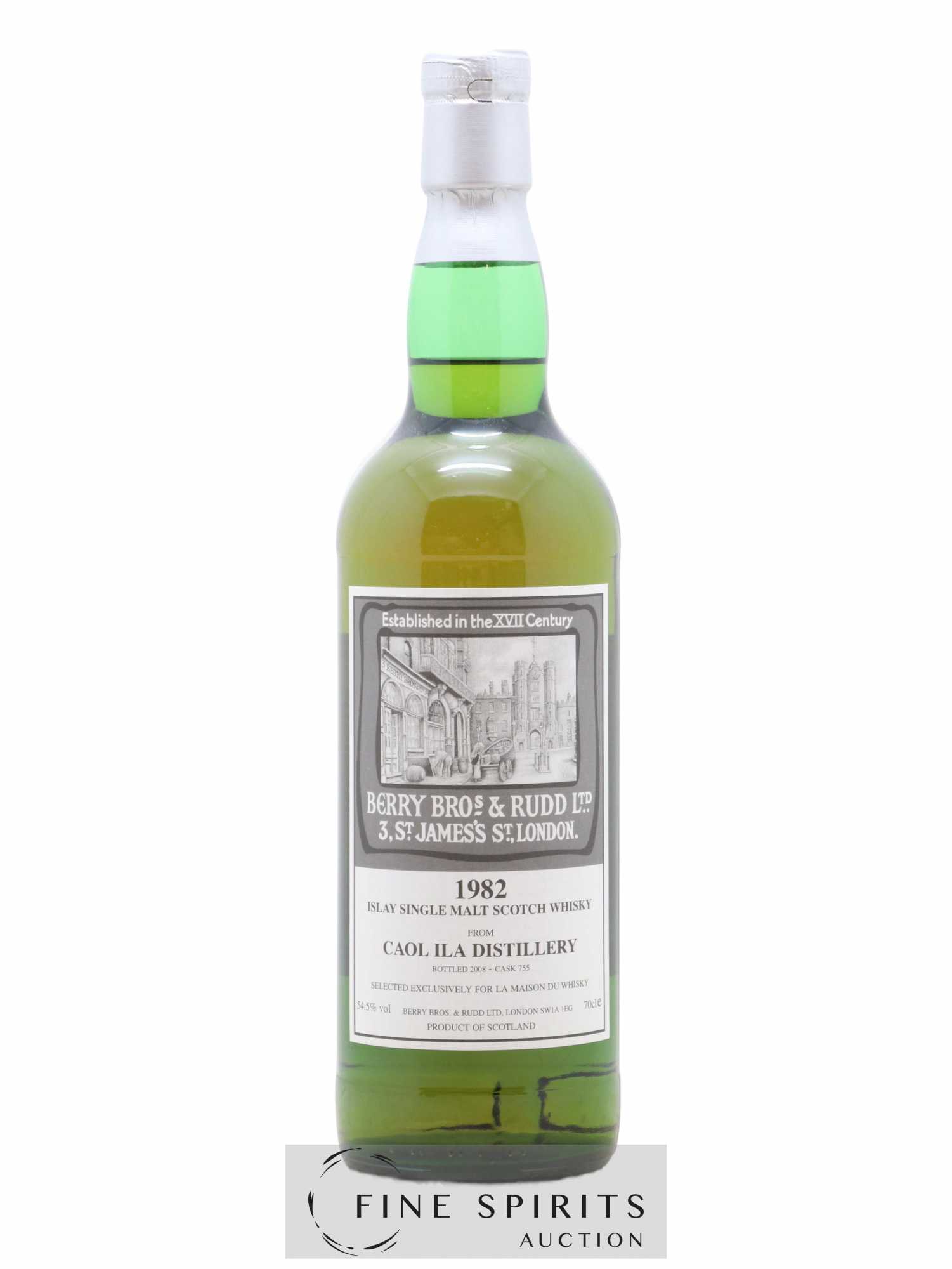 Caol Ila 1982 Berry Bros & Rudd Cask n°755 - bottled 2008 LMDW - Posten von 1 Flasche - 0