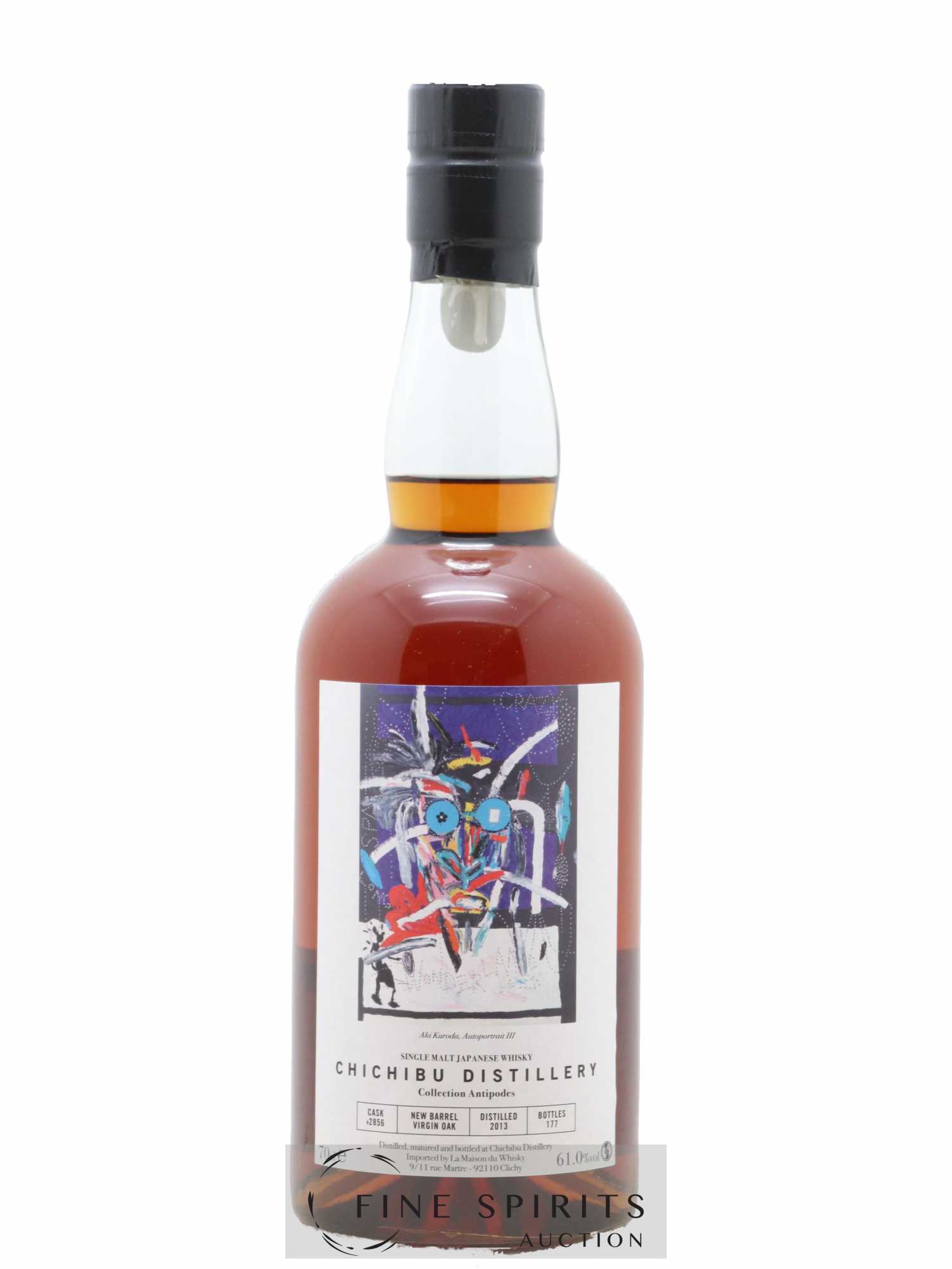 Chichibu 2013 Of. Collection Antipodes Cask n°2856 - One of 177 LMDW - Lot de 1 bouteille - 1