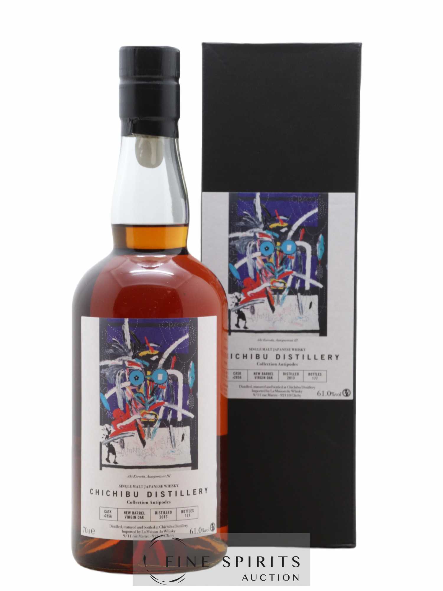 Chichibu 2013 Of. Collection Antipodes Cask n°2856 - One of 177 LMDW - Lot de 1 bouteille - 0