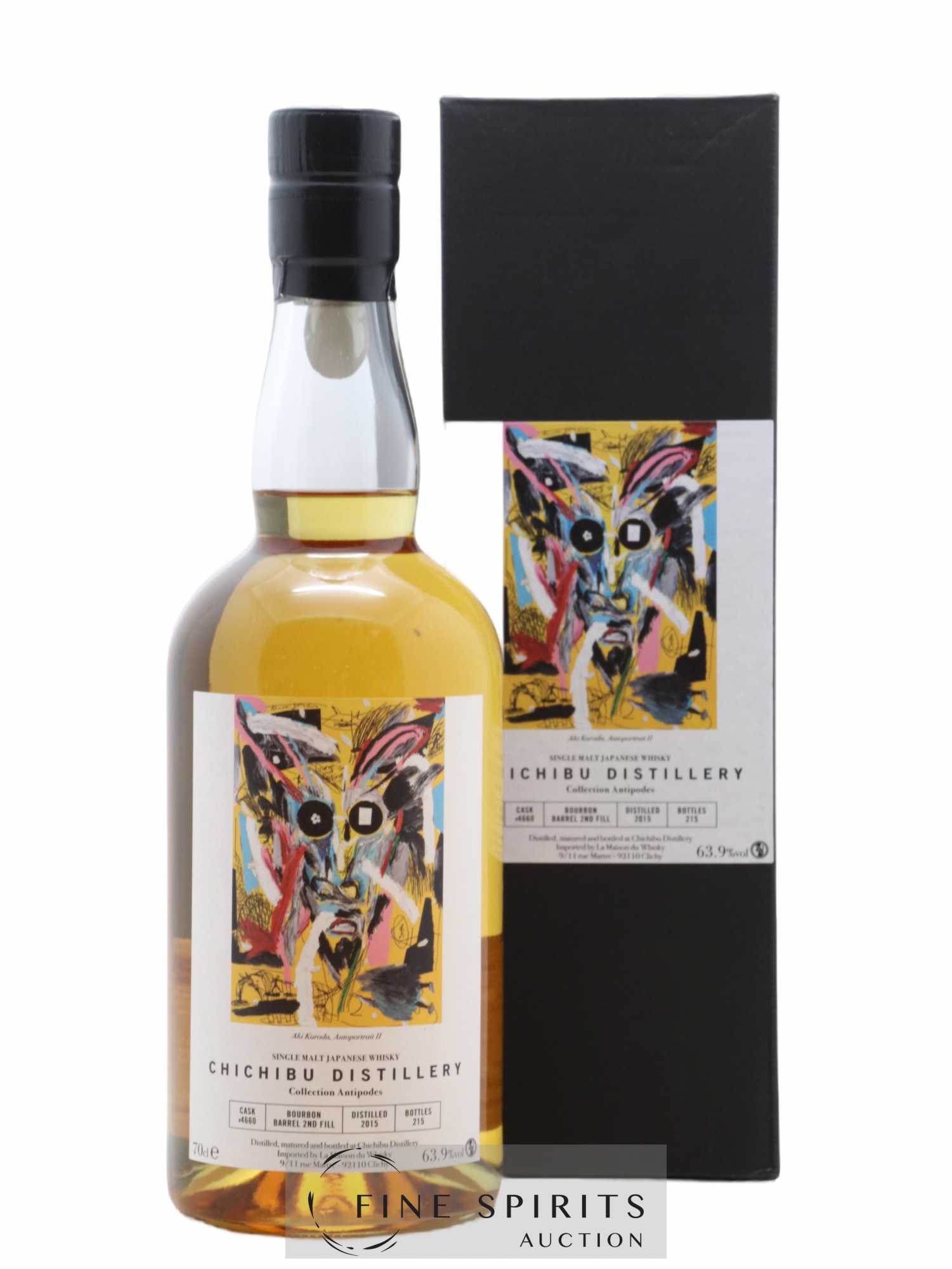 Chichibu 2015 Of. Collection Antipodes Cask n°4660 - One of 215 LMDW - Lot de 1 bouteille - 0