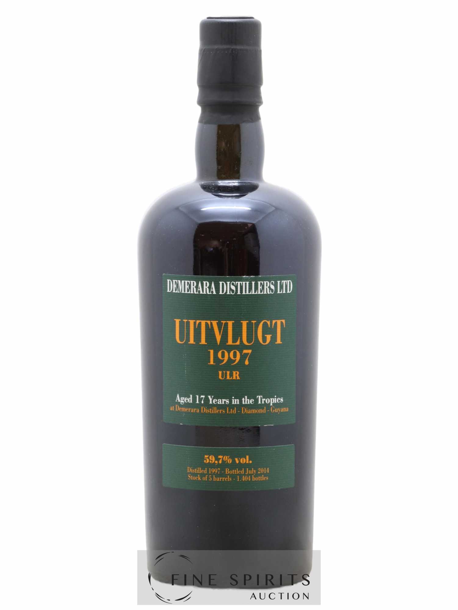 Uitvlugt 17 years 1997 Velier Barrels ULR - One of 1404 - bottled in 2014 - Lot de 1 bouteille - 1