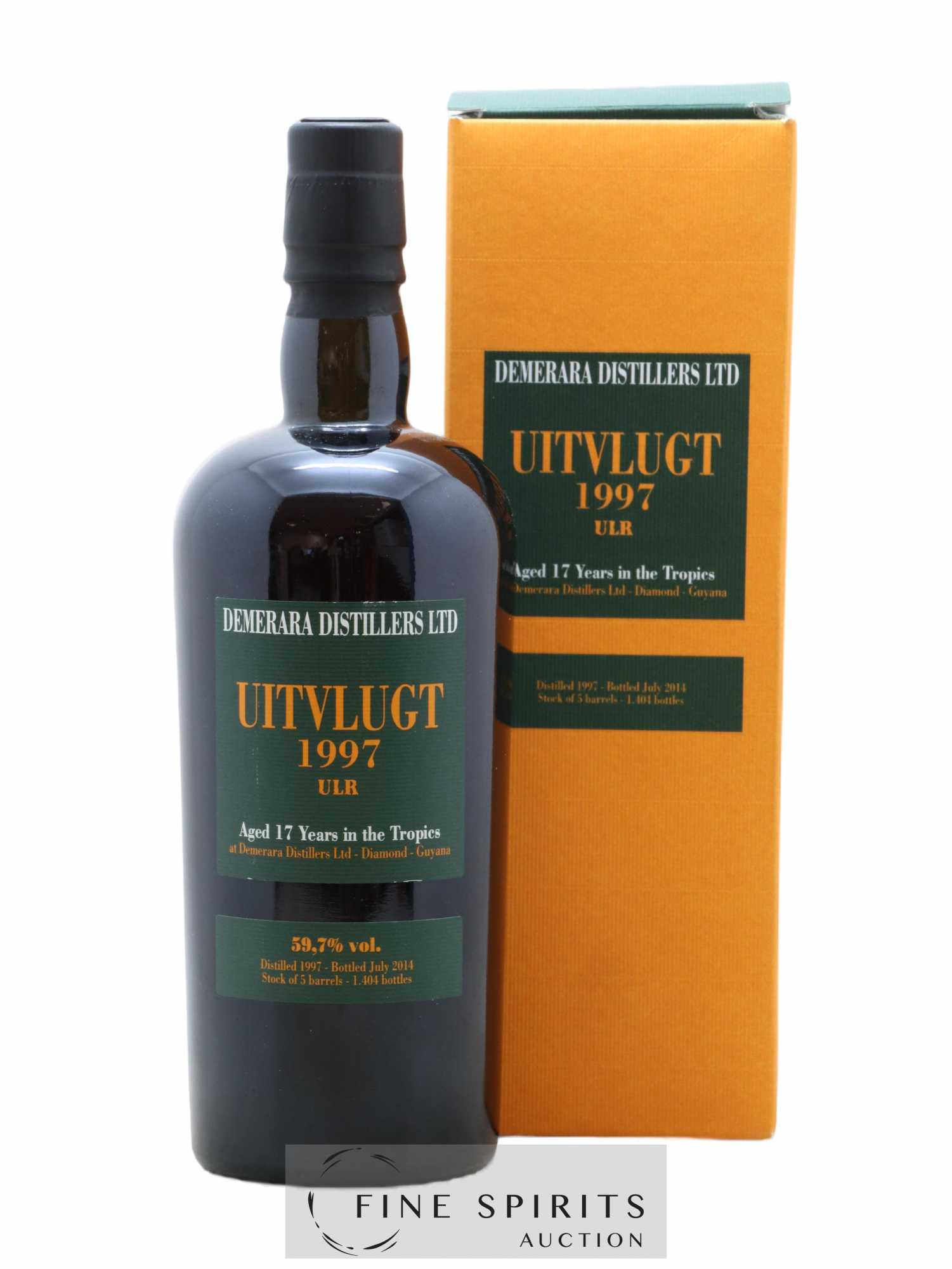 Uitvlugt 17 years 1997 Velier Barrels ULR - One of 1404 - bottled in 2014 - Lot de 1 bouteille - 0