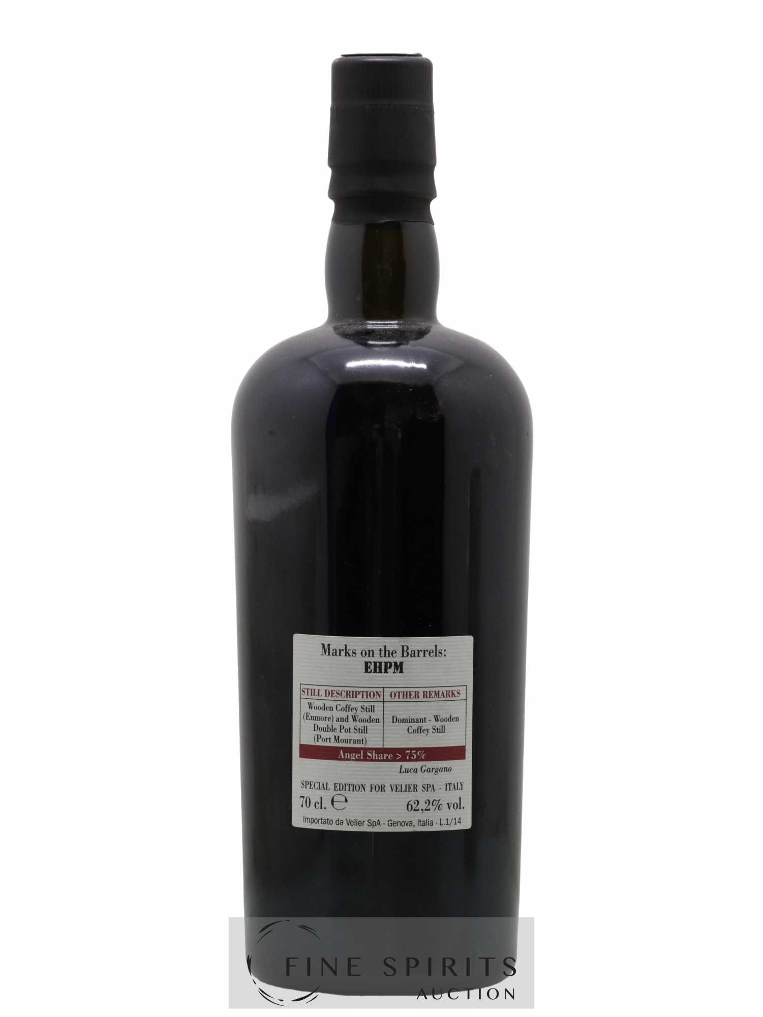 Enmore And Port Mourant 16 years 1998 Velier Very Rare Barrels EHPM - One of 848 - bottled 2014 - Lot de 1 bouteille - 2