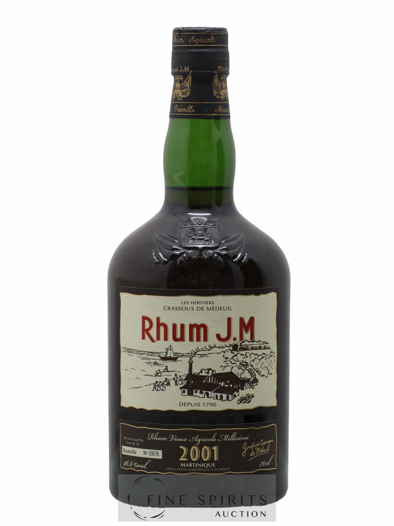 J.M 2001 Of. bottled 2011 Brut de Fût - Lot of 1 bottle - 1