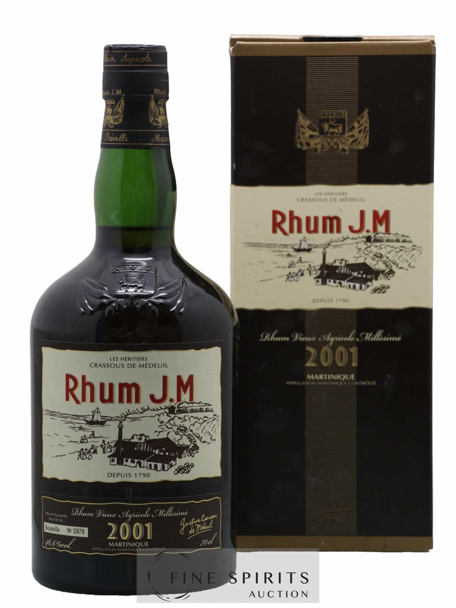 J.M 2001 Of. bottled 2011 Brut de Fût - Lot of 1 bottle - 0