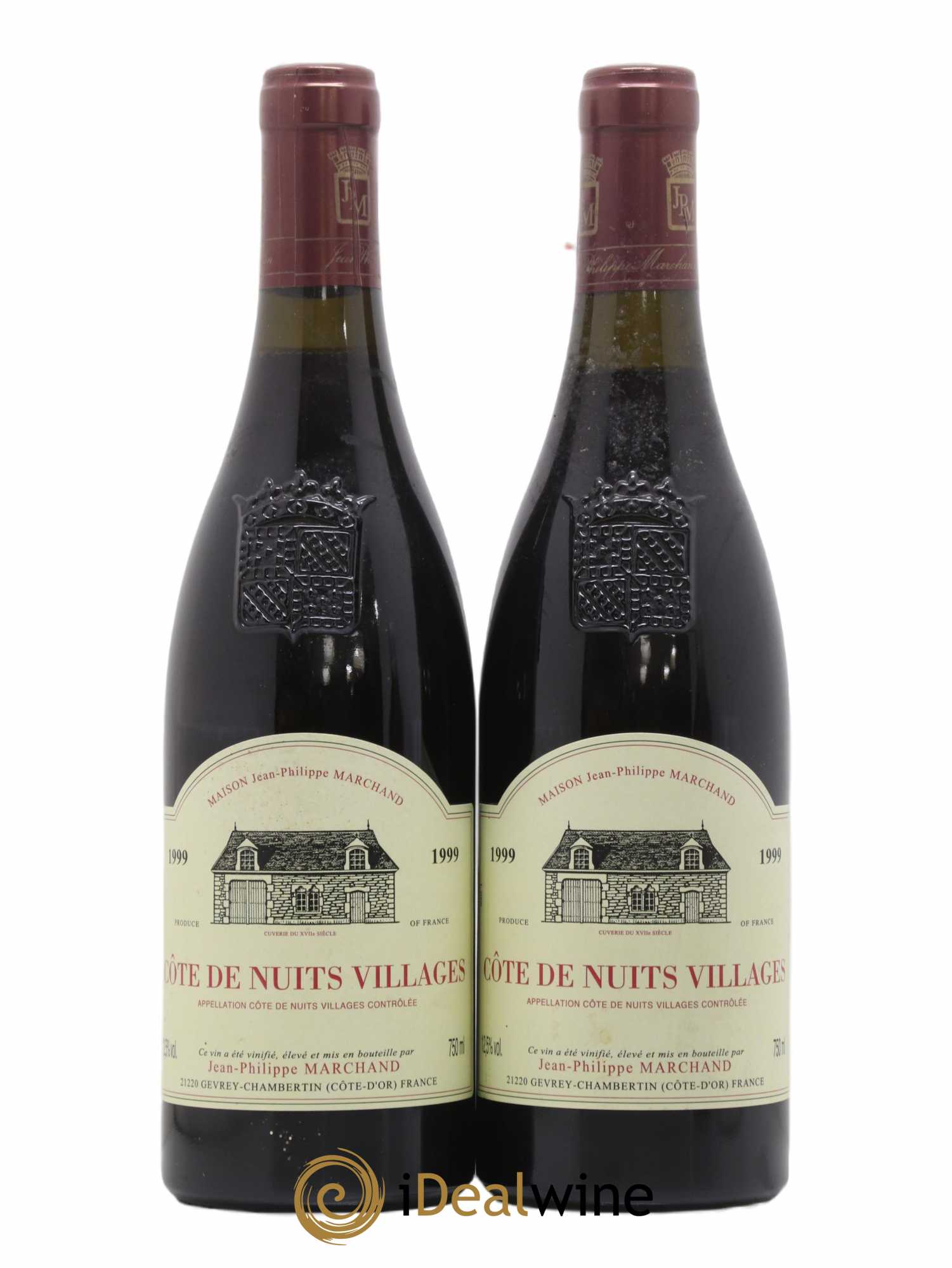 Côte de Nuits-Villages Jean-Philippe Marchand 1999 - Lot de 2 bouteilles - 0