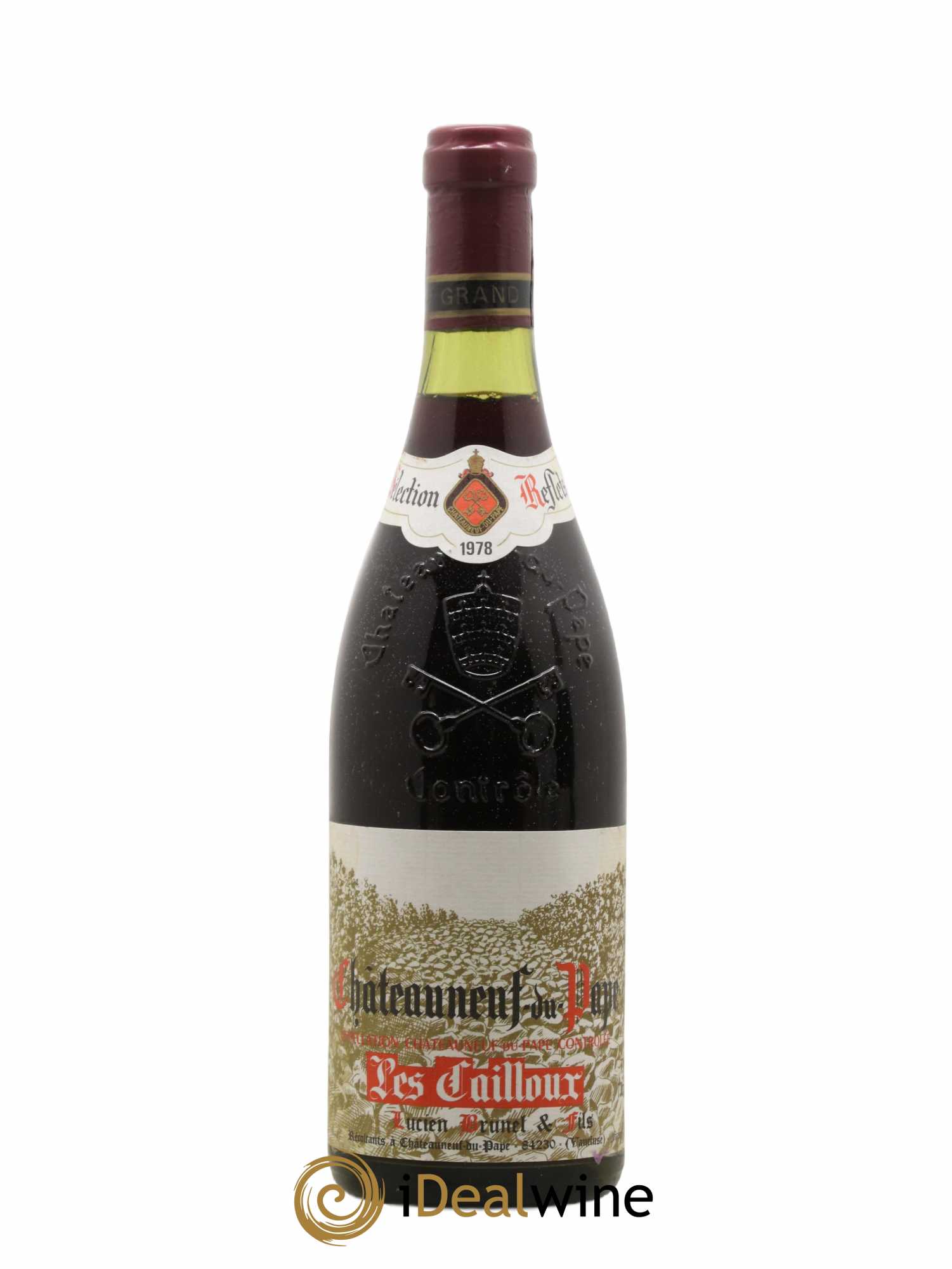 Châteauneuf-du-Pape Les Cailloux André Brunel 1978 - Lot de 1 bouteille - 0