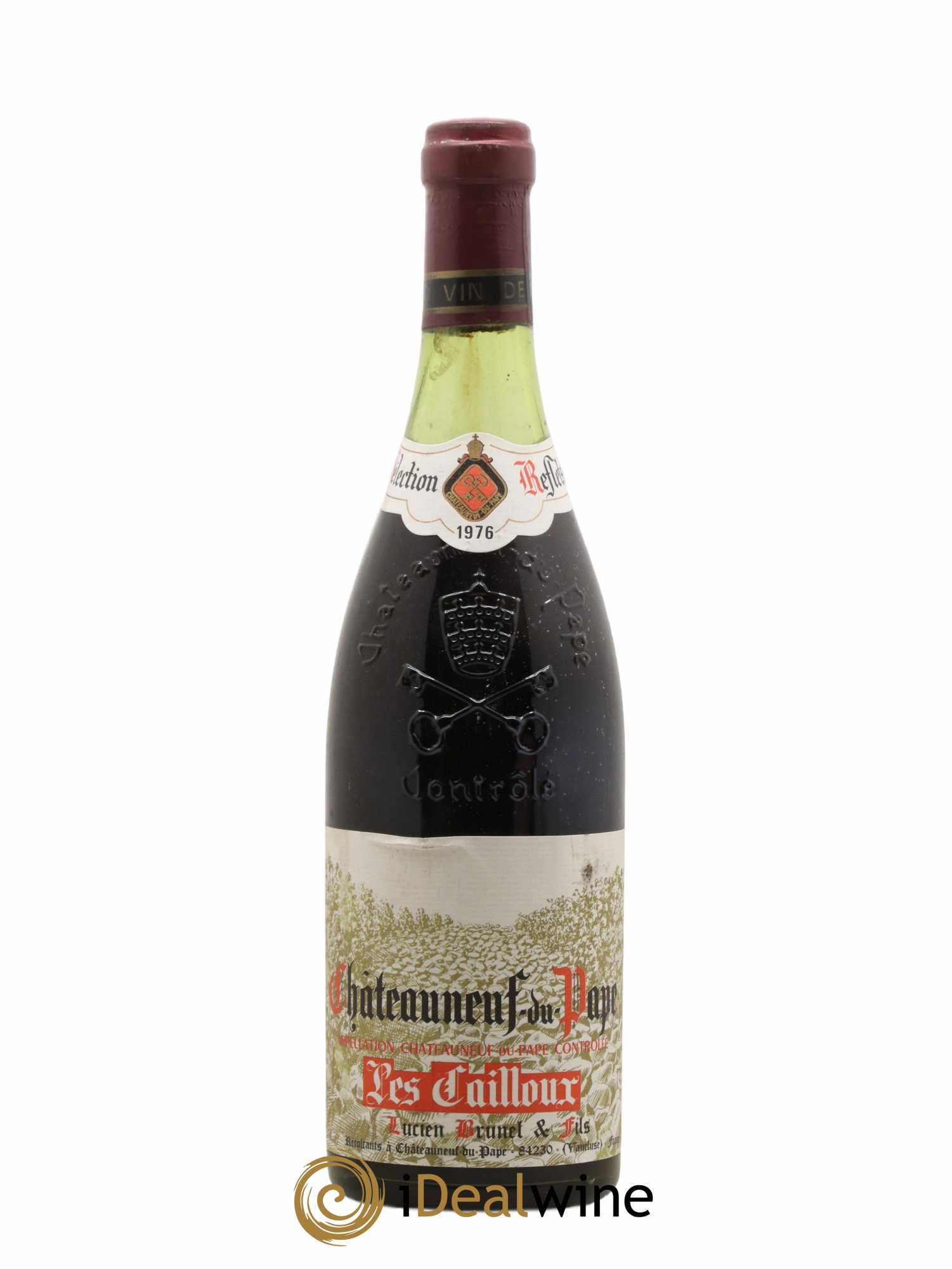 Châteauneuf-du-Pape Les Cailloux André Brunel 1976 - Lot de 1 bouteille - 0