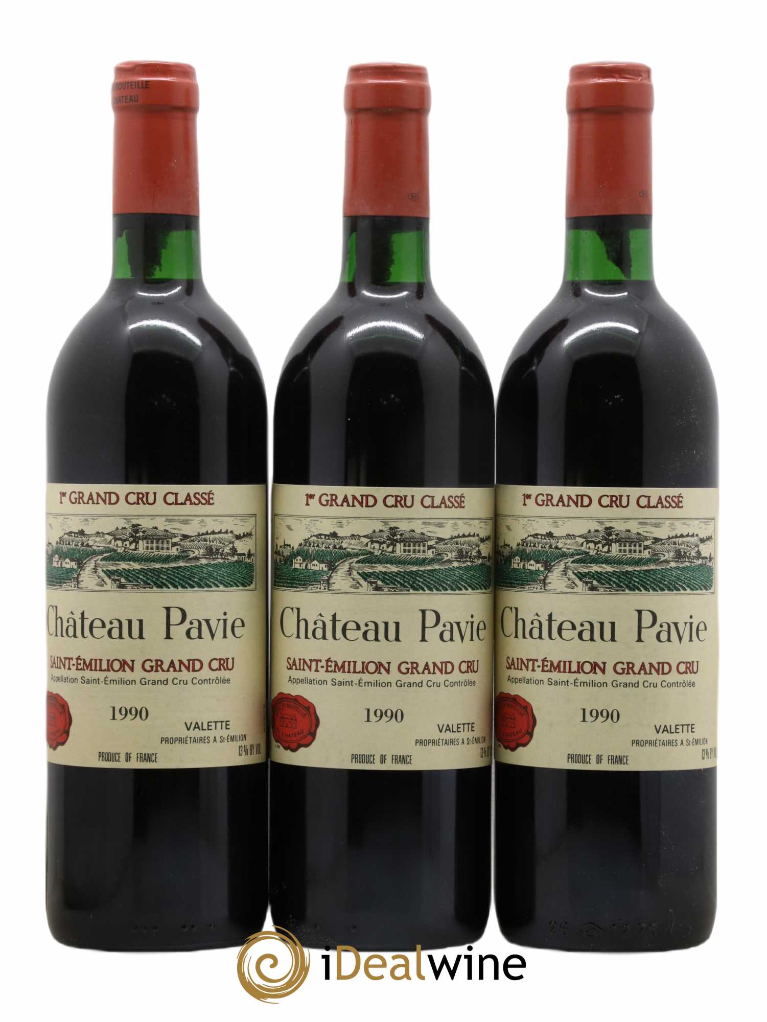 Château Pavie 1er Grand Cru Classé A 1990 - Lot de 12 bouteilles - 3