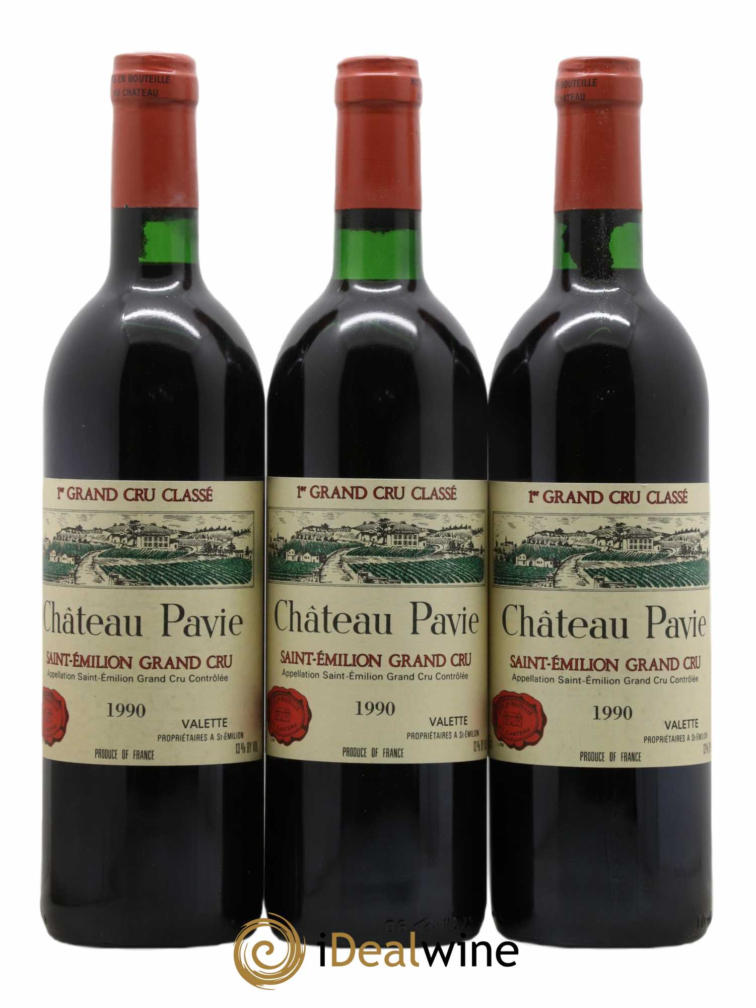 Château Pavie 1er Grand Cru Classé A 1990 - Lot de 12 bouteilles - 4