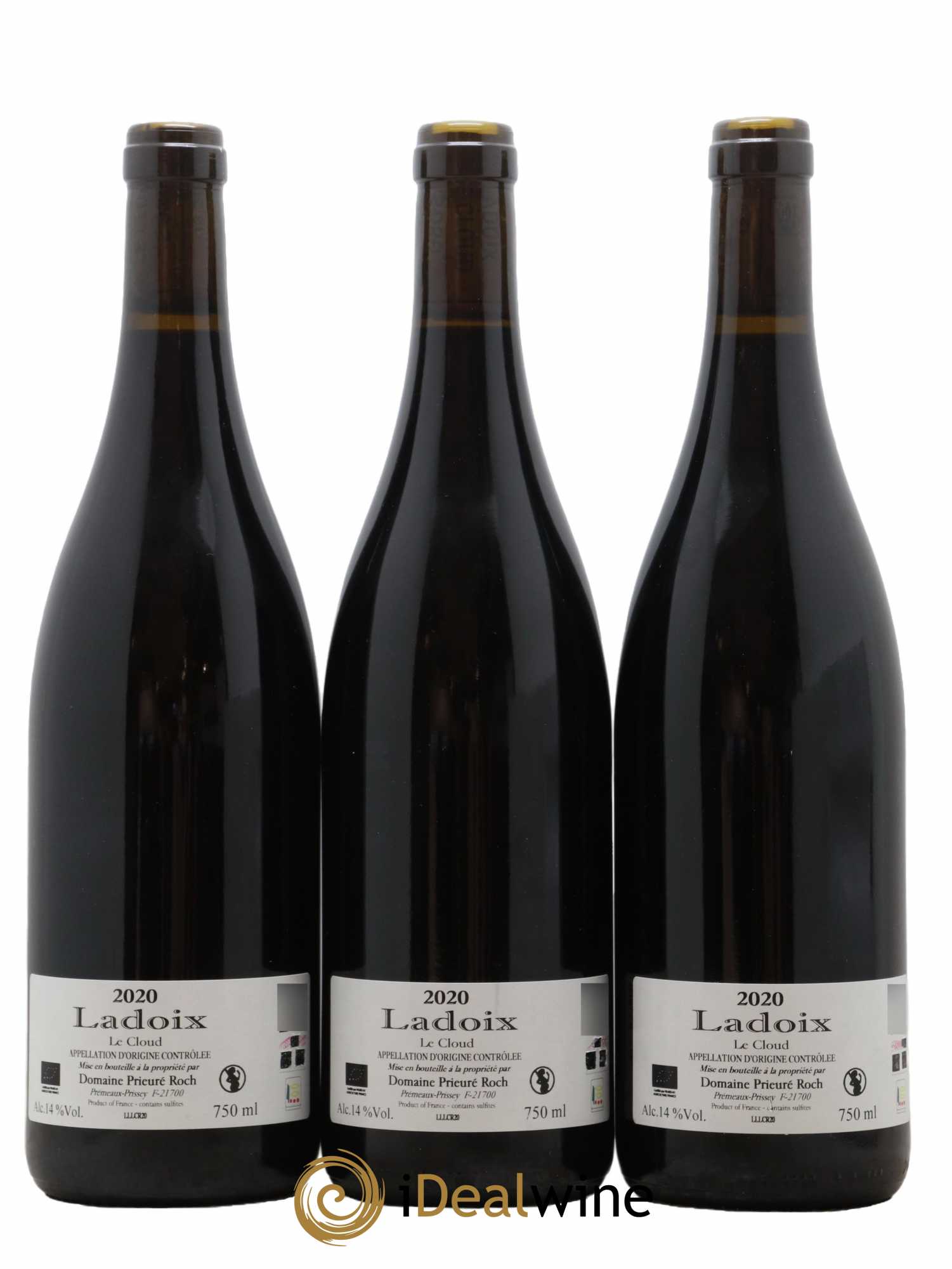 Ladoix Le Cloud Prieuré Roch 2020 - Lot of 3 bottles - 1