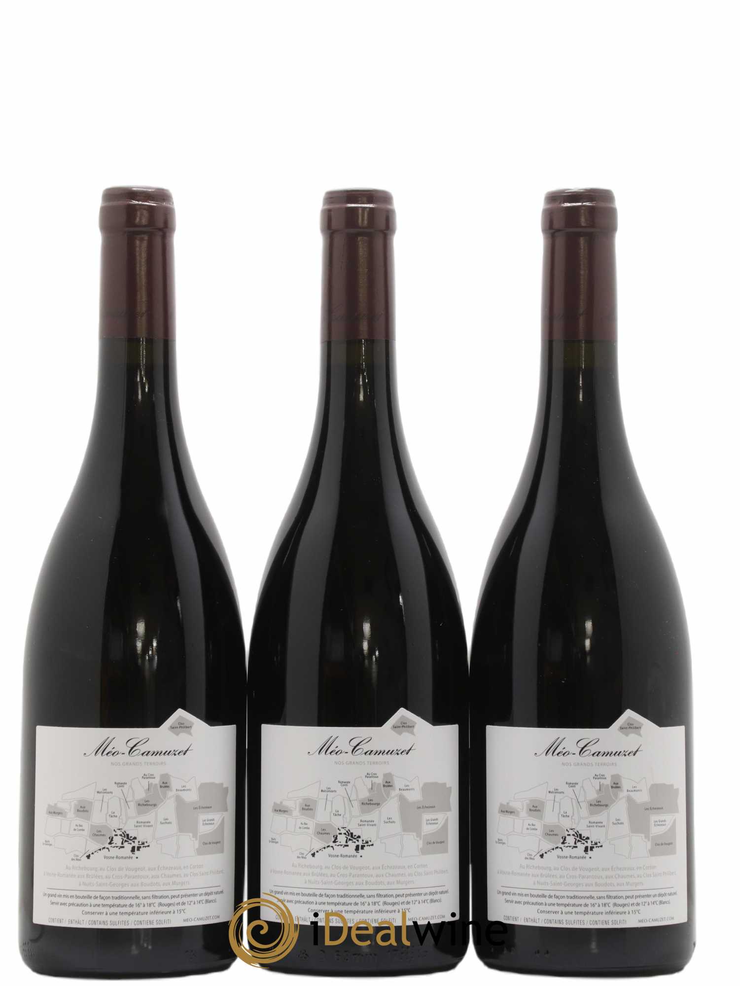 Clos de Vougeot Grand Cru Méo-Camuzet (Domaine) 2020 - Lot de 3 bouteilles - 1
