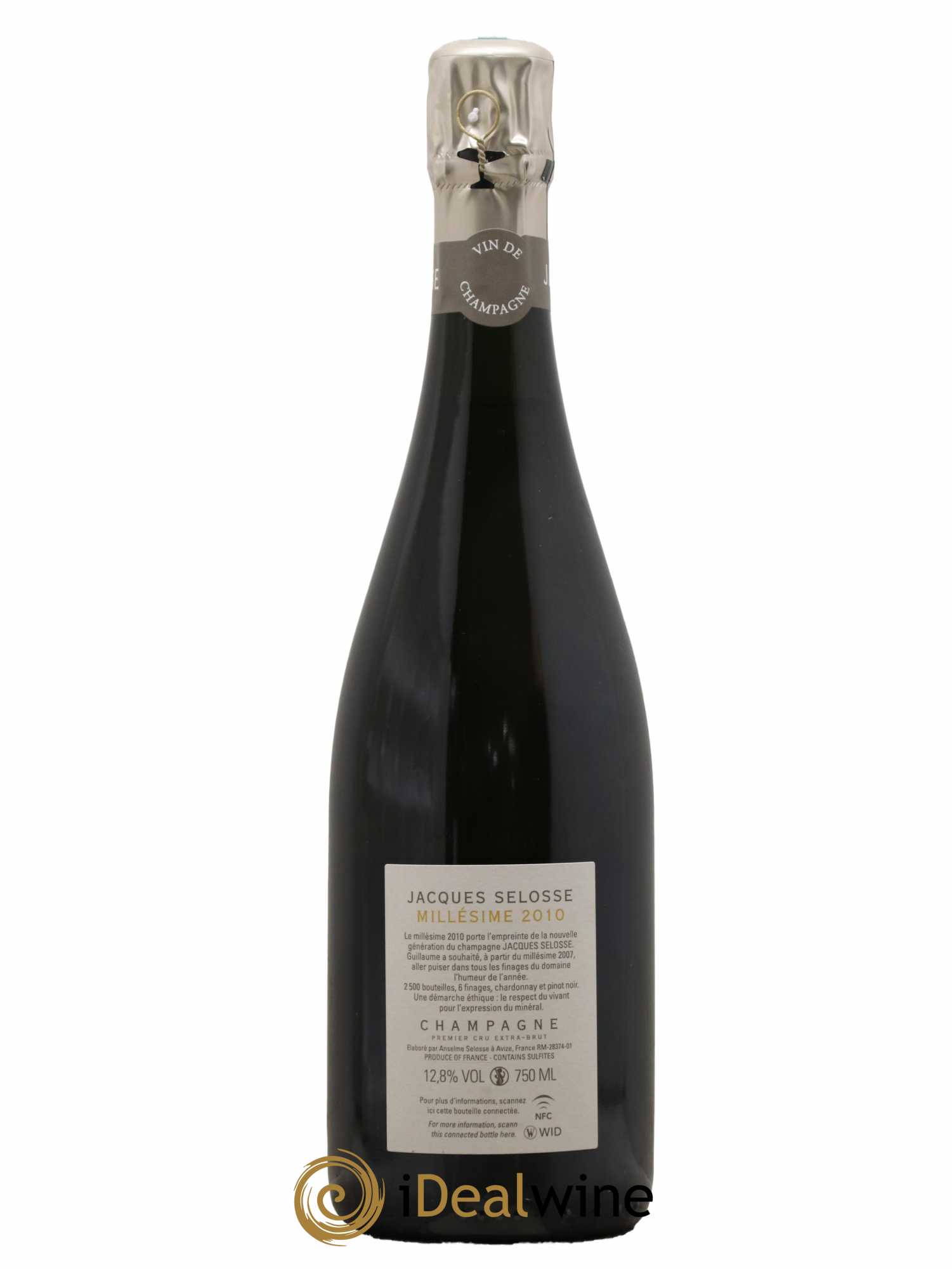 1er Cru Millésimé Extra-Brut Jacques Selosse 2010 - Lot de 1 bouteille - 1