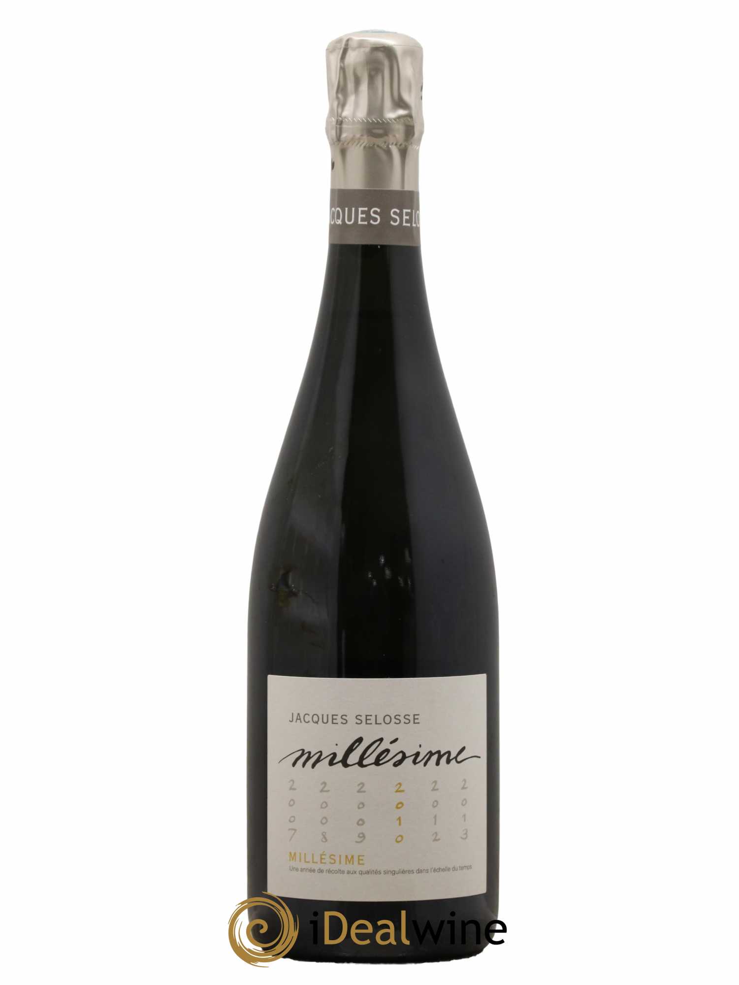1er Cru Millésimé Extra-Brut Jacques Selosse 2010 - Lot de 1 bouteille - 0