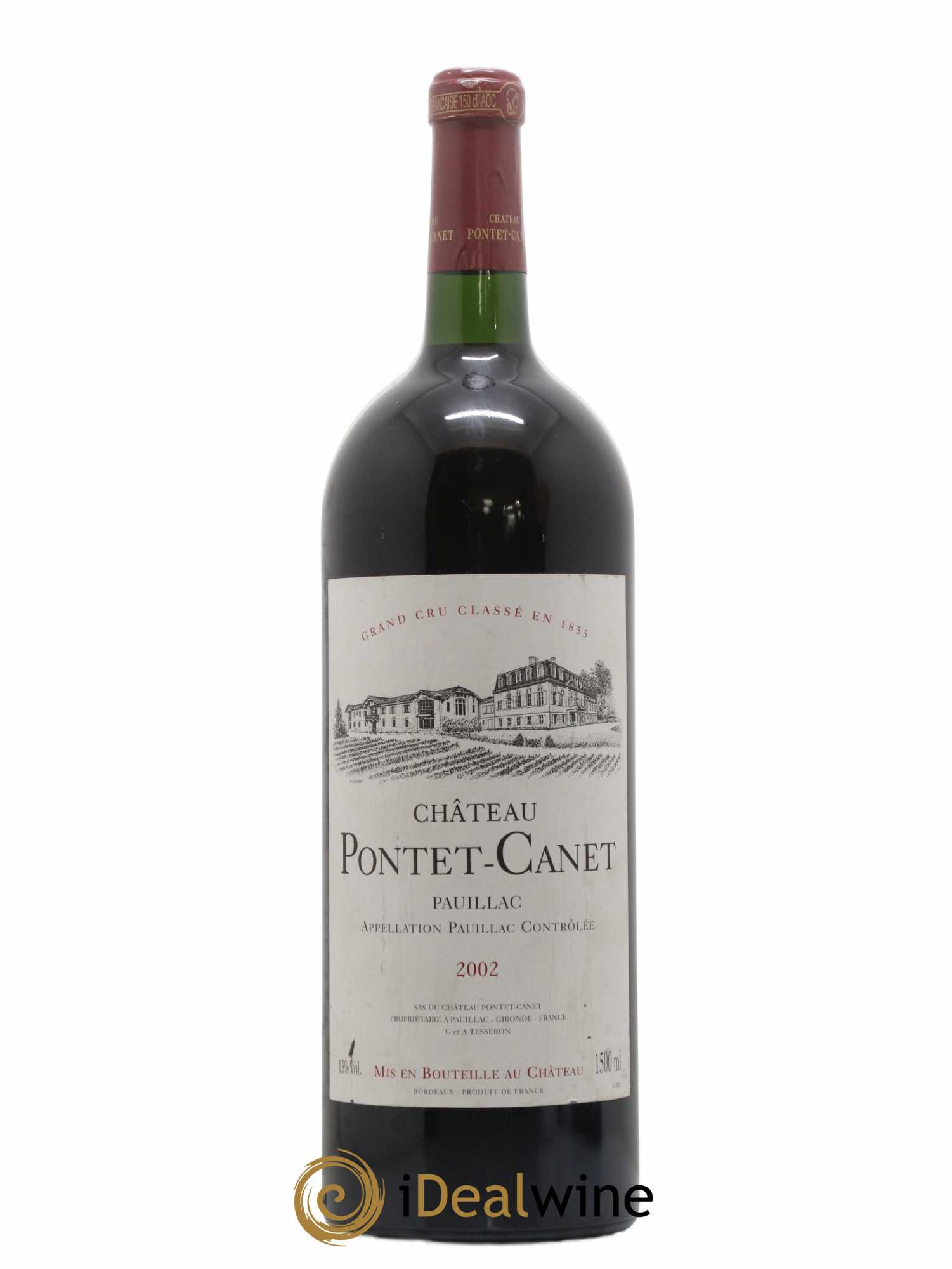 Château Pontet Canet 5ème Grand Cru Classé 2002 - Lot de 1 magnum - 0