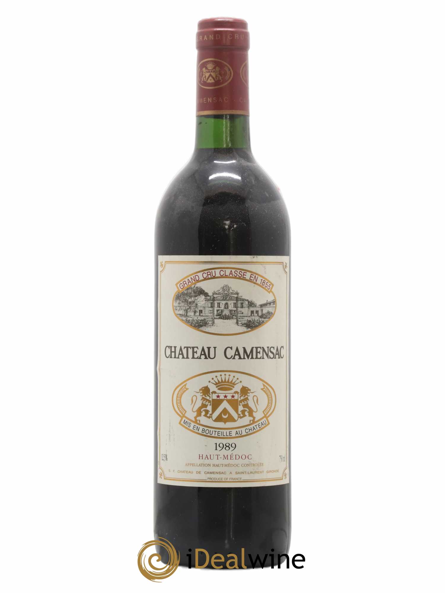 Château Camensac 5ème Grand Cru Classé 1989 - Lot de 1 bouteille - 0