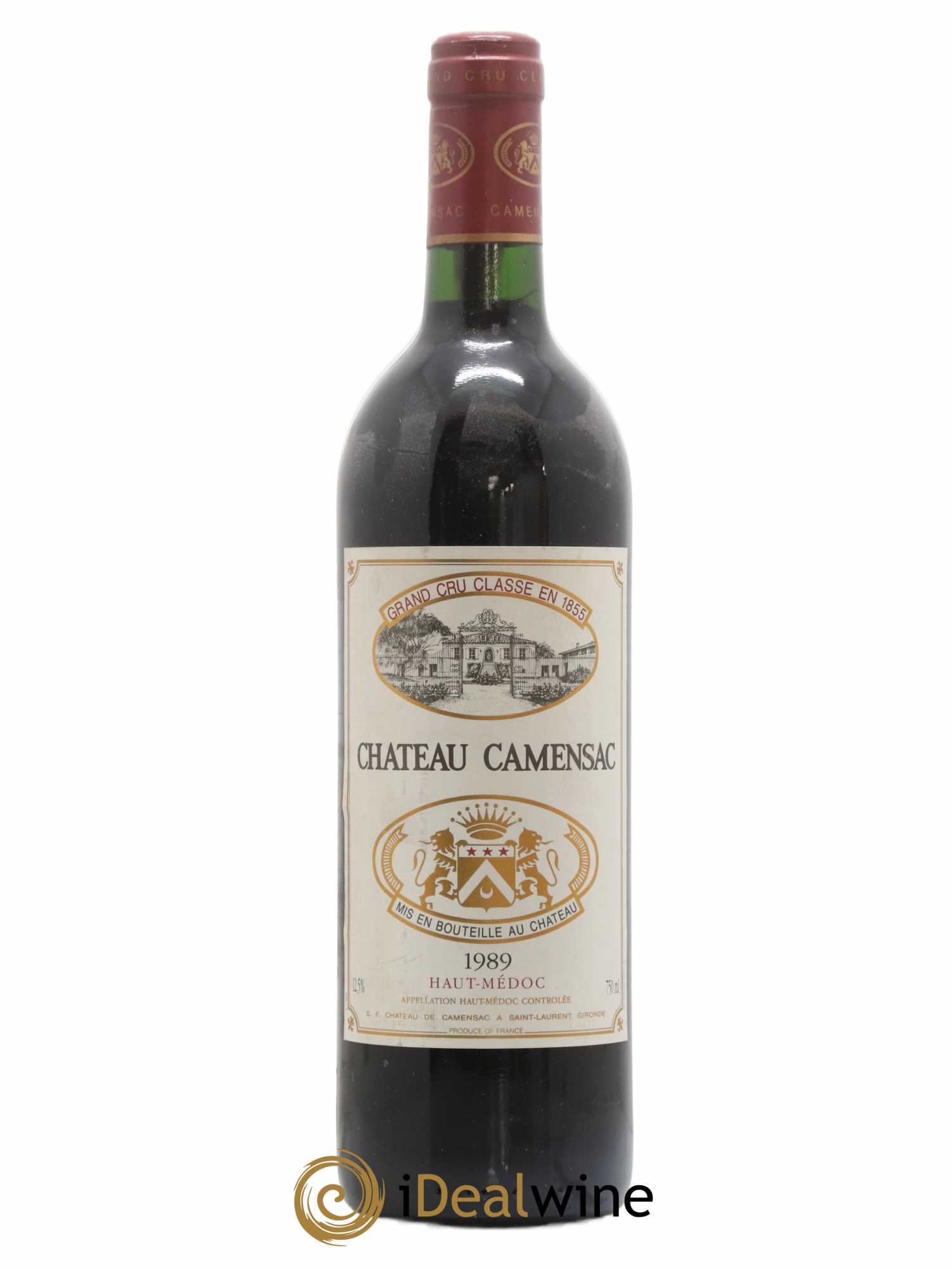 Château Camensac 5ème Grand Cru Classé 1989 - Lot de 1 bouteille - 0