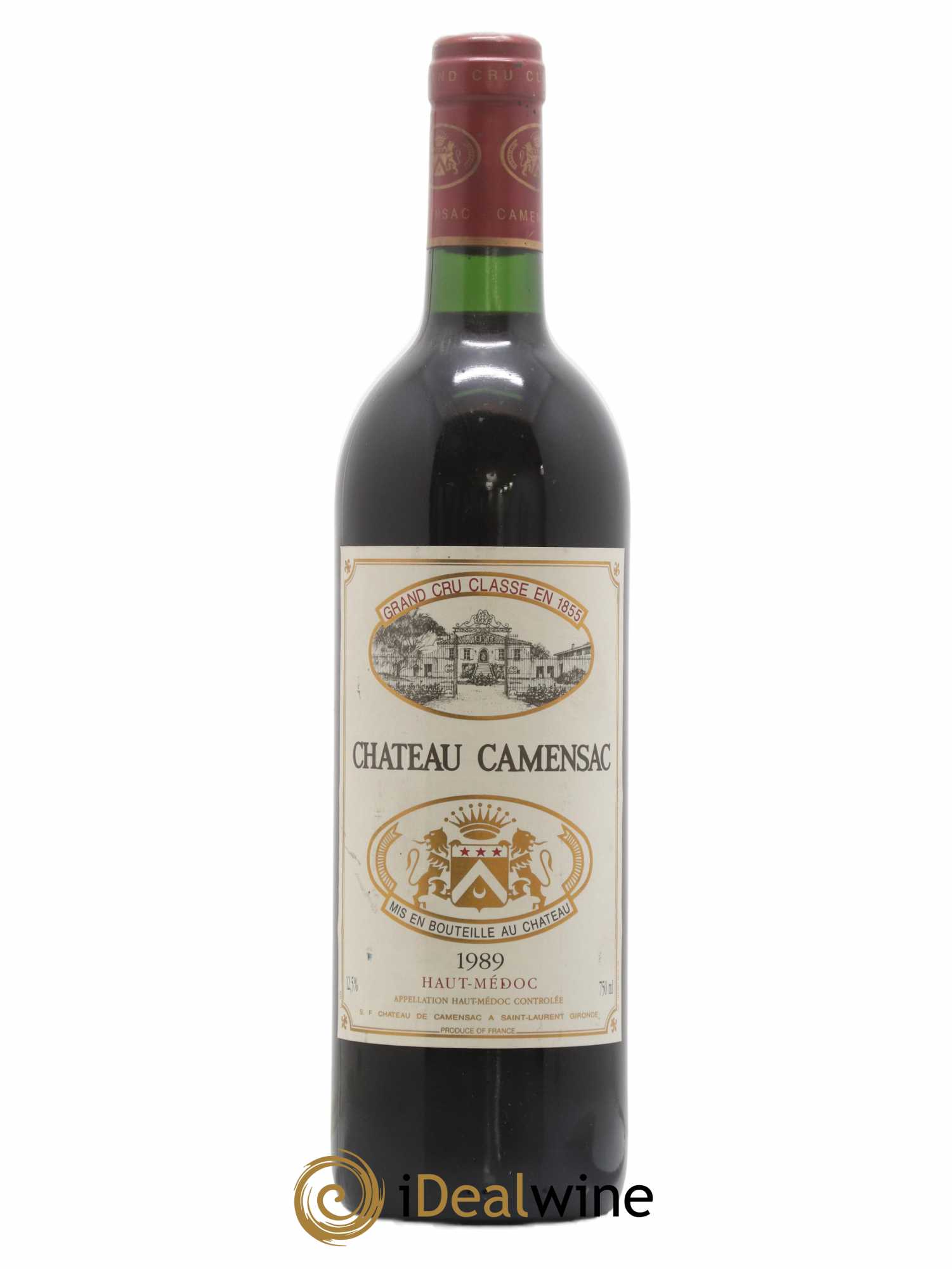 Château Camensac 5ème Grand Cru Classé 1989 - Lot de 1 bouteille - 0