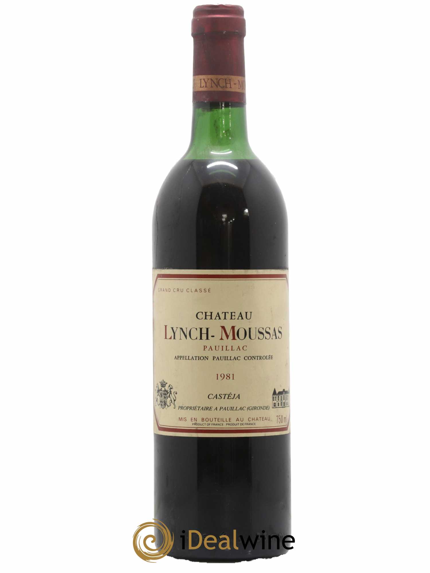Château Lynch Moussas 5ème Grand Cru Classé 1981 - Lot of 1 bottle - 0