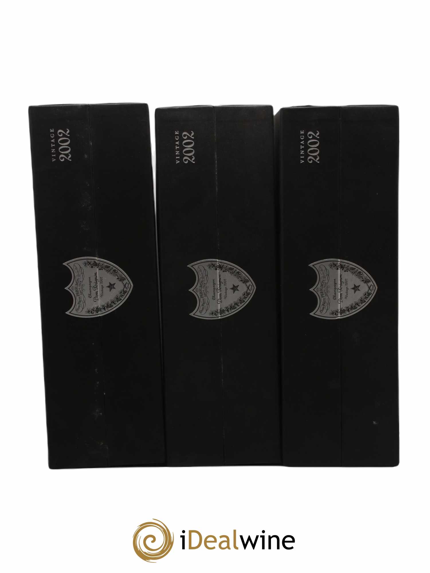 Brut Dom Pérignon 2002 - Lot of 3 bottles - 1
