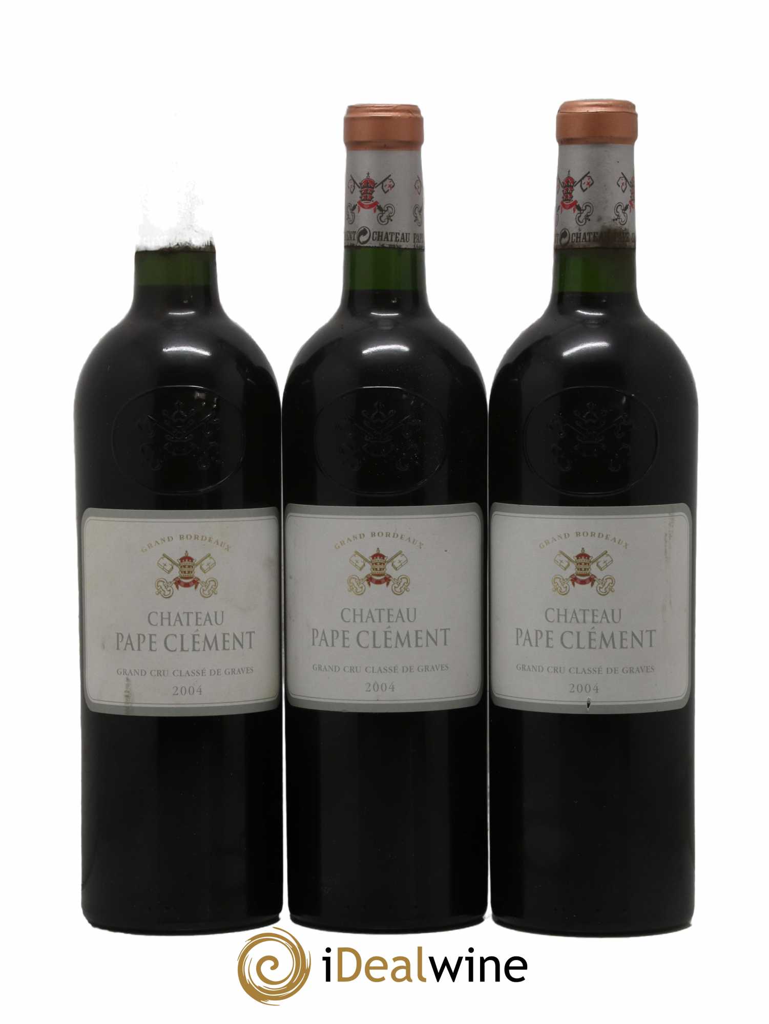 Château Pape Clément Cru Classé de Graves 2004 - Lot de 3 bouteilles - 0