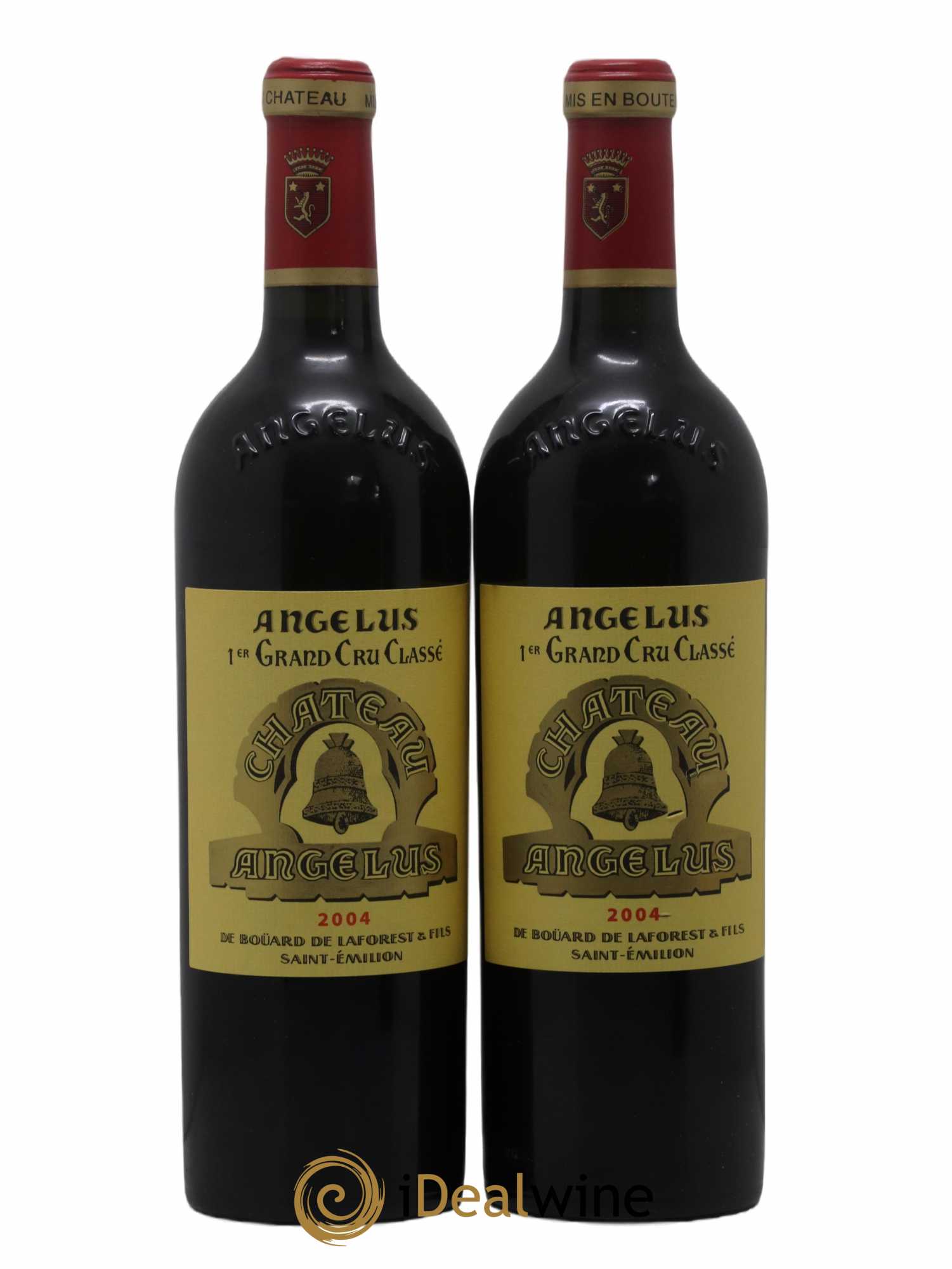 Château Angélus 1er Grand Cru Classé A 2004 - Lot de 2 bouteilles - 0