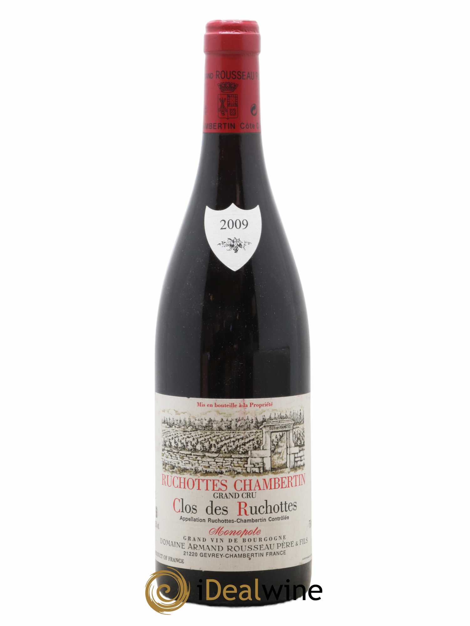 Ruchottes-Chambertin Grand Cru Clos des Ruchottes Armand Rousseau (Domaine) 2009 - Posten von 1 Flasche - 0