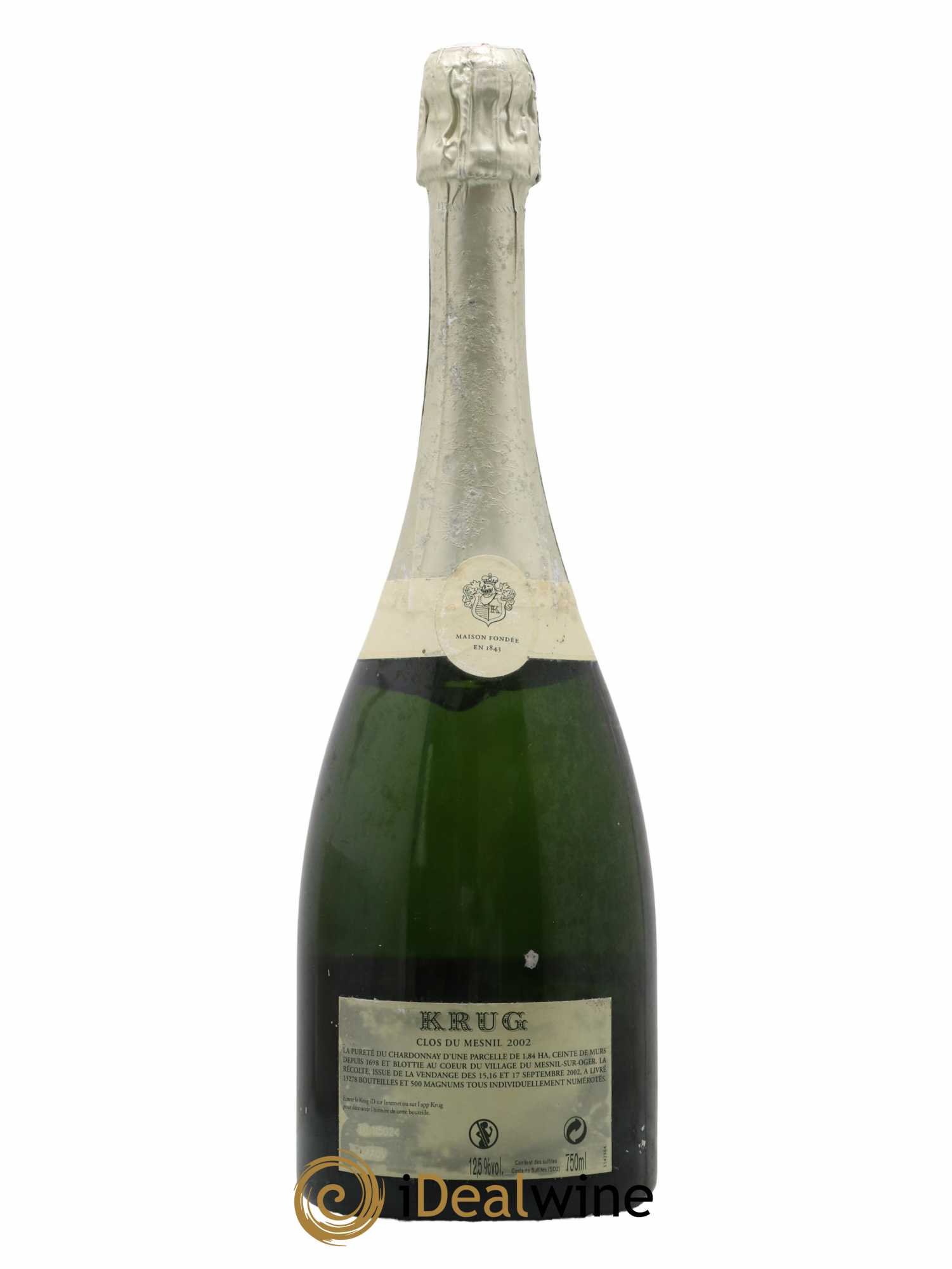 Clos du Mesnil Krug 2002 - Posten von 1 Flasche - 1