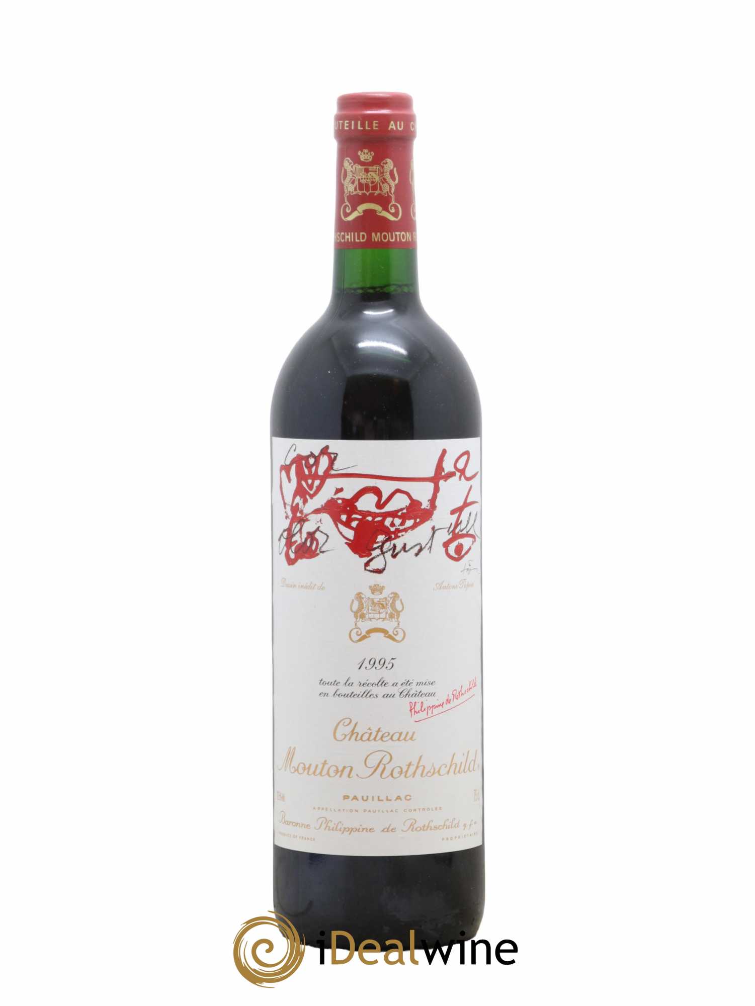 Château Mouton Rothschild 1er Grand Cru Classé 1995 - Lot de 1 bouteille - 0