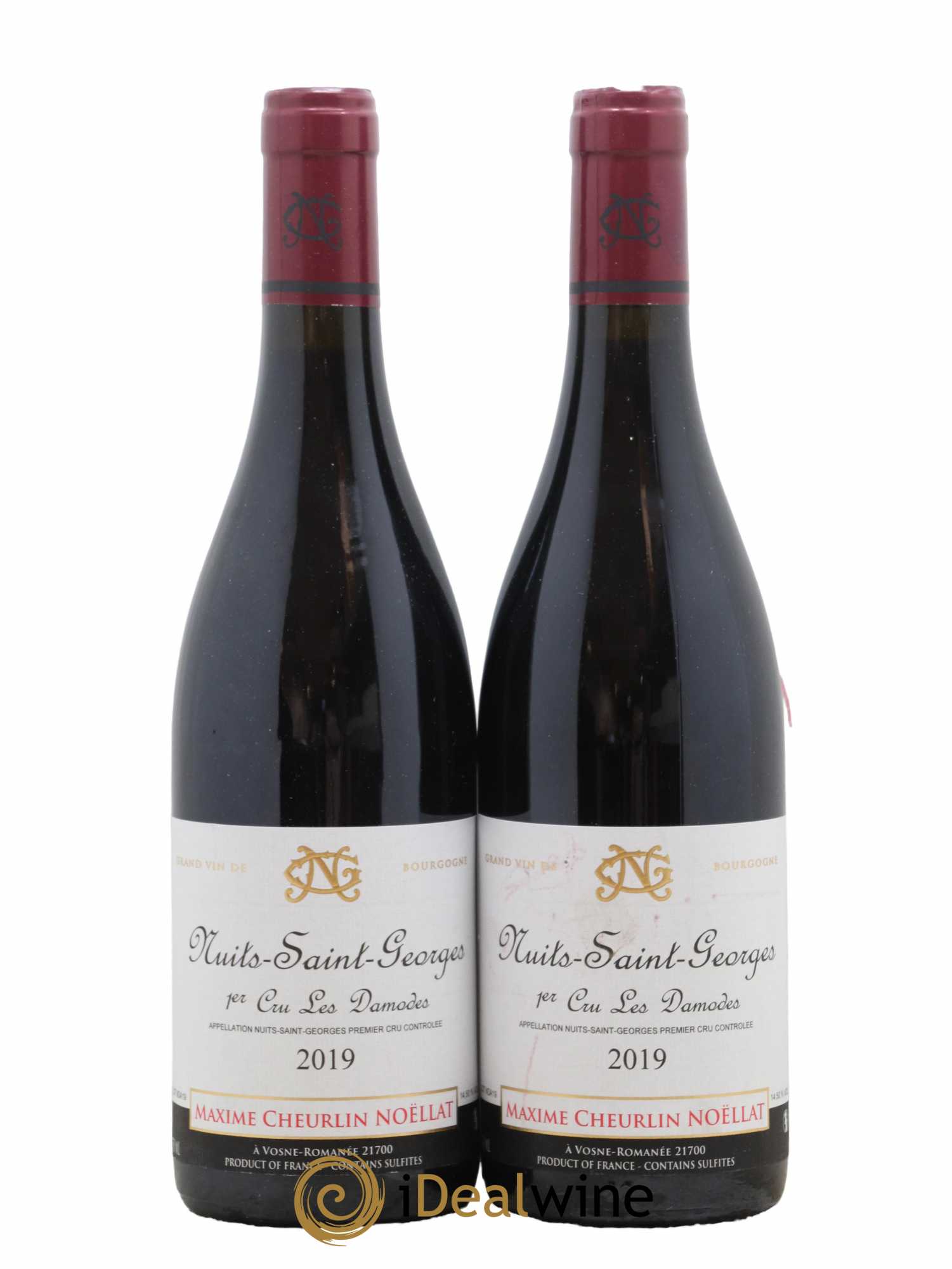 Nuits-Saint-Georges 1er Cru Les Damodes Domaine Hudelot-Noëllat 2019 - Lot de 2 bouteilles - 0