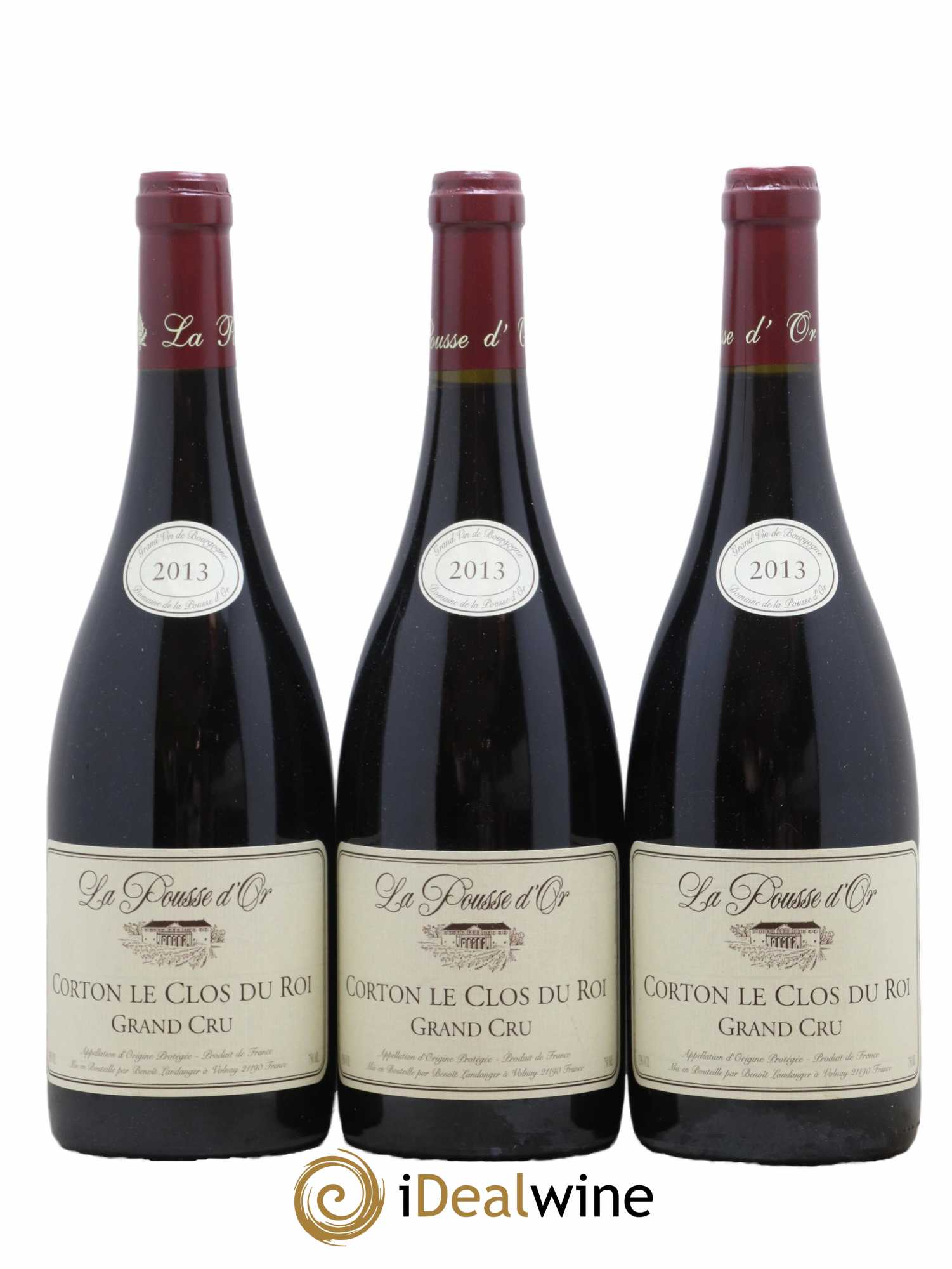 Corton Grand Cru Clos du Roi La Pousse d'Or (Domaine de) 2013 - Lot de 3 bouteilles - 0