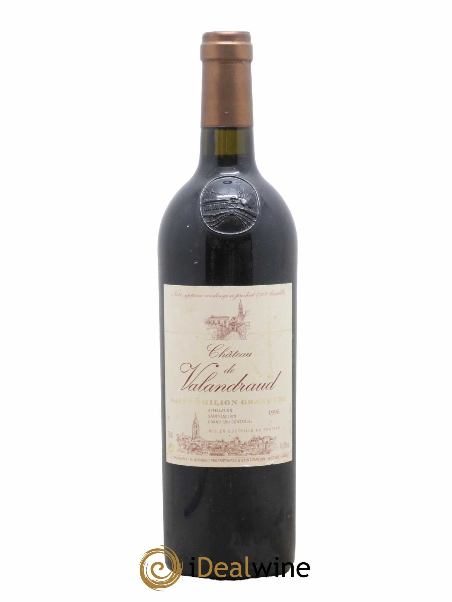 Château de Valandraud 1996 - Lot de 1 bouteille - 0