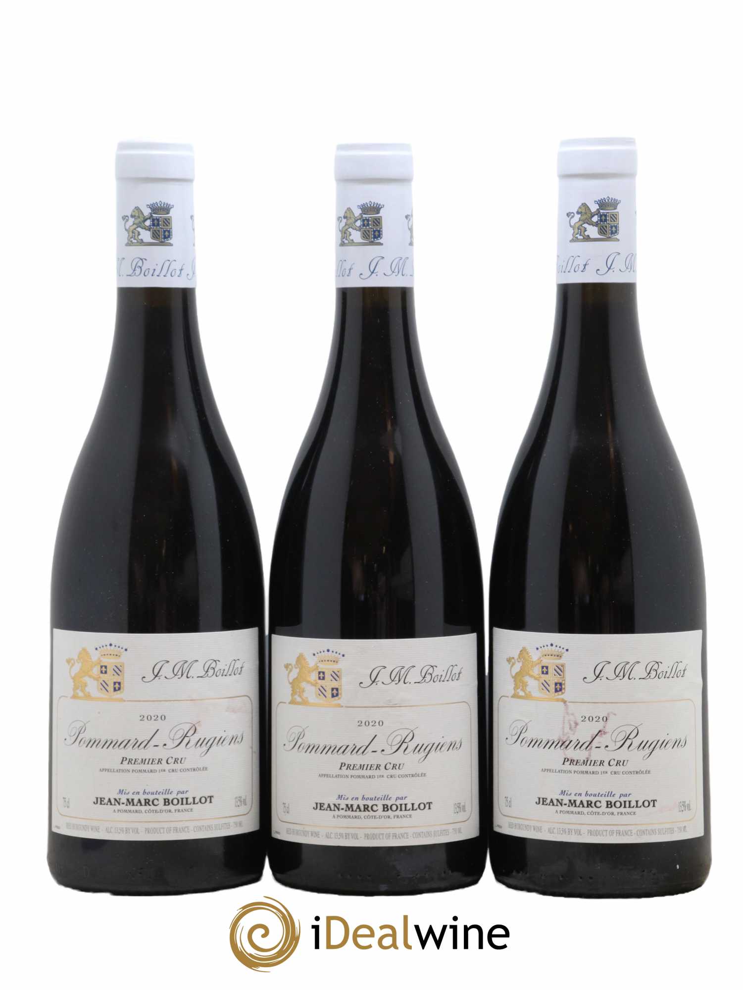 Pommard 1er Cru Rugiens Jean-Marc Boillot 2020 - Lot de 3 bouteilles - 0